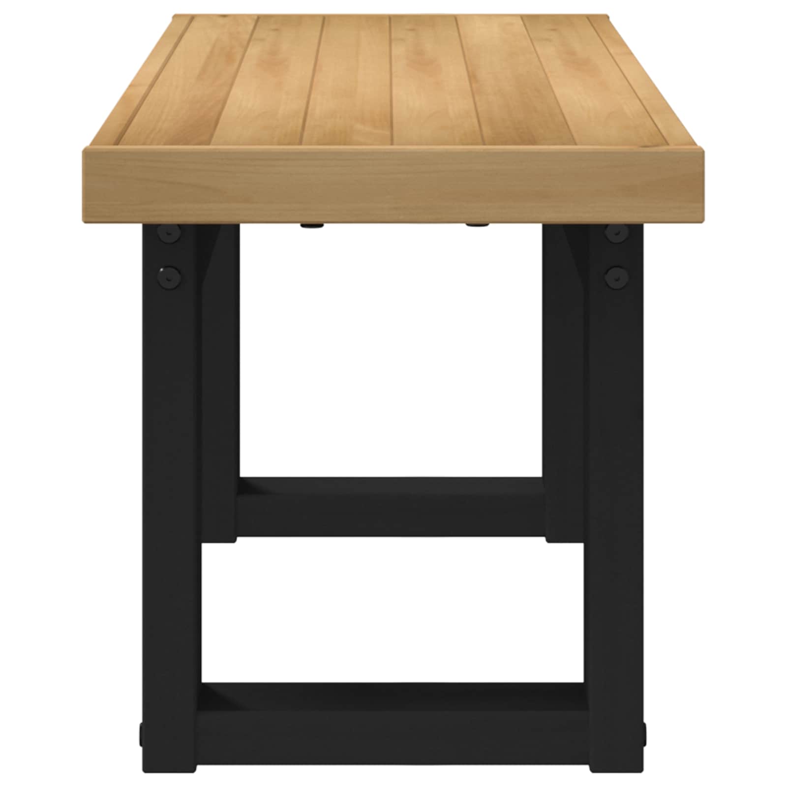 Eetbank NOAIN 120 x 41 x 45 cm Massief grenenhout Naturel is nu te koop bij PeponiXL, paradijselijk wonen!