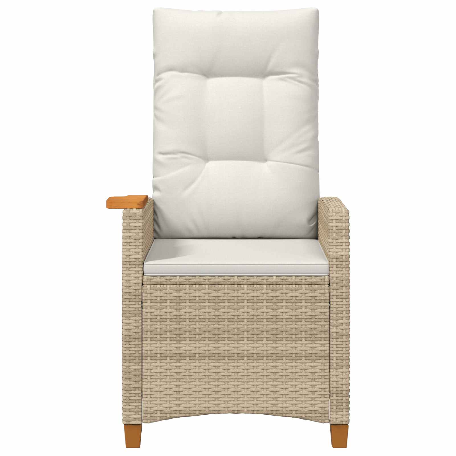 Verstelbare stoel met theeplaat 62 x 64 x 112 cm poly rattan is nu te koop bij PeponiXL, paradijselijk wonen!