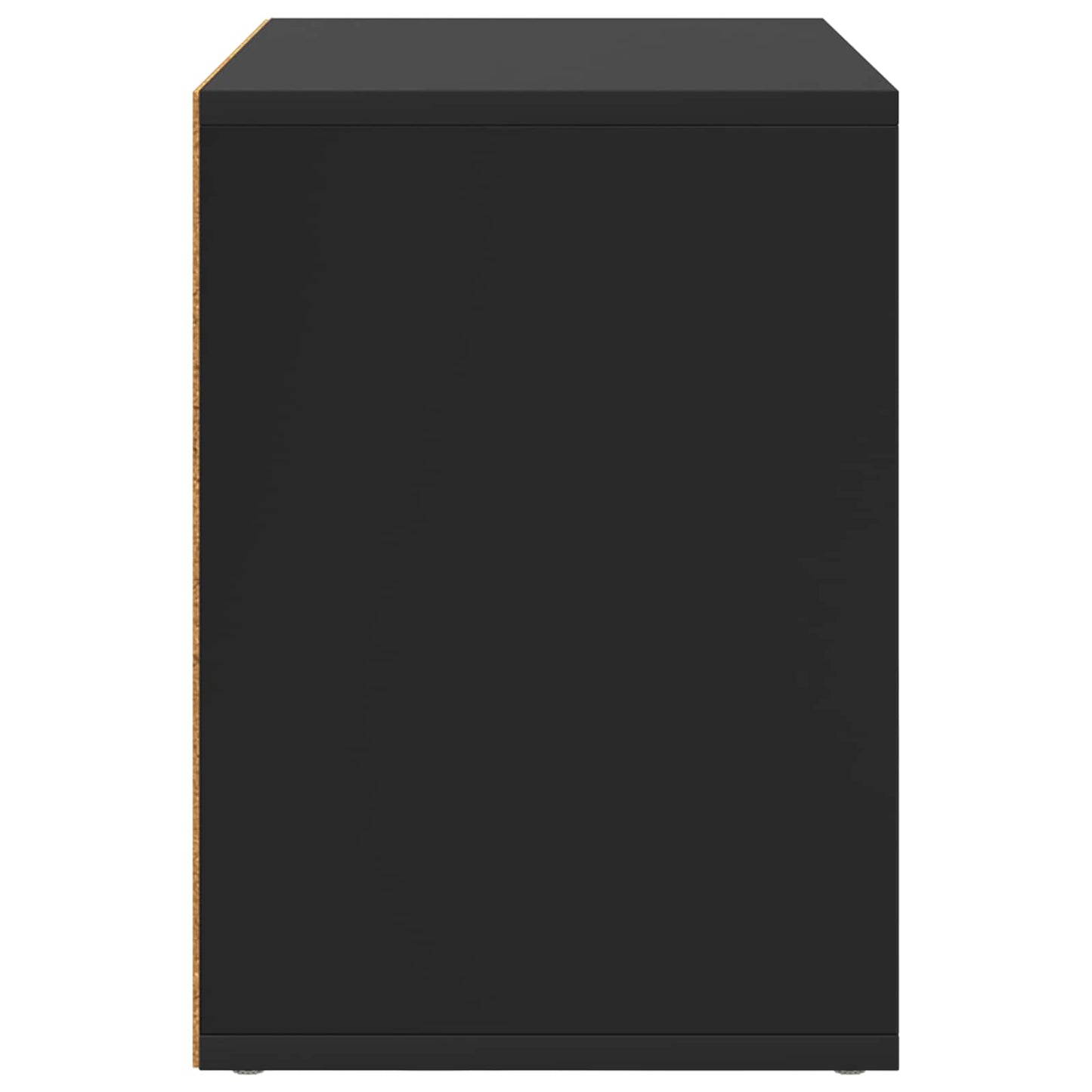Kattenhuis Zwart 51 x 30 x 42,5 cm Bewerkt hout is nu te koop bij PeponiXL, paradijselijk wonen!