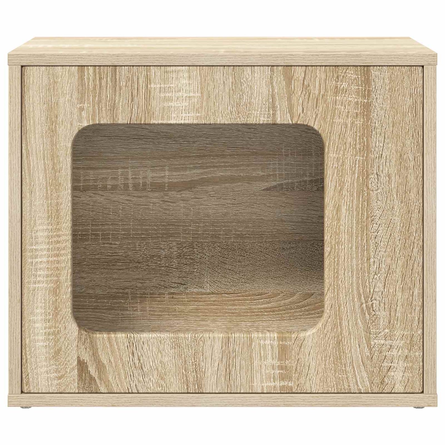 Kattenhuis Sonoma 51 x 30 x 42,5 cm Bewerkt hout is nu te koop bij PeponiXL, paradijselijk wonen!