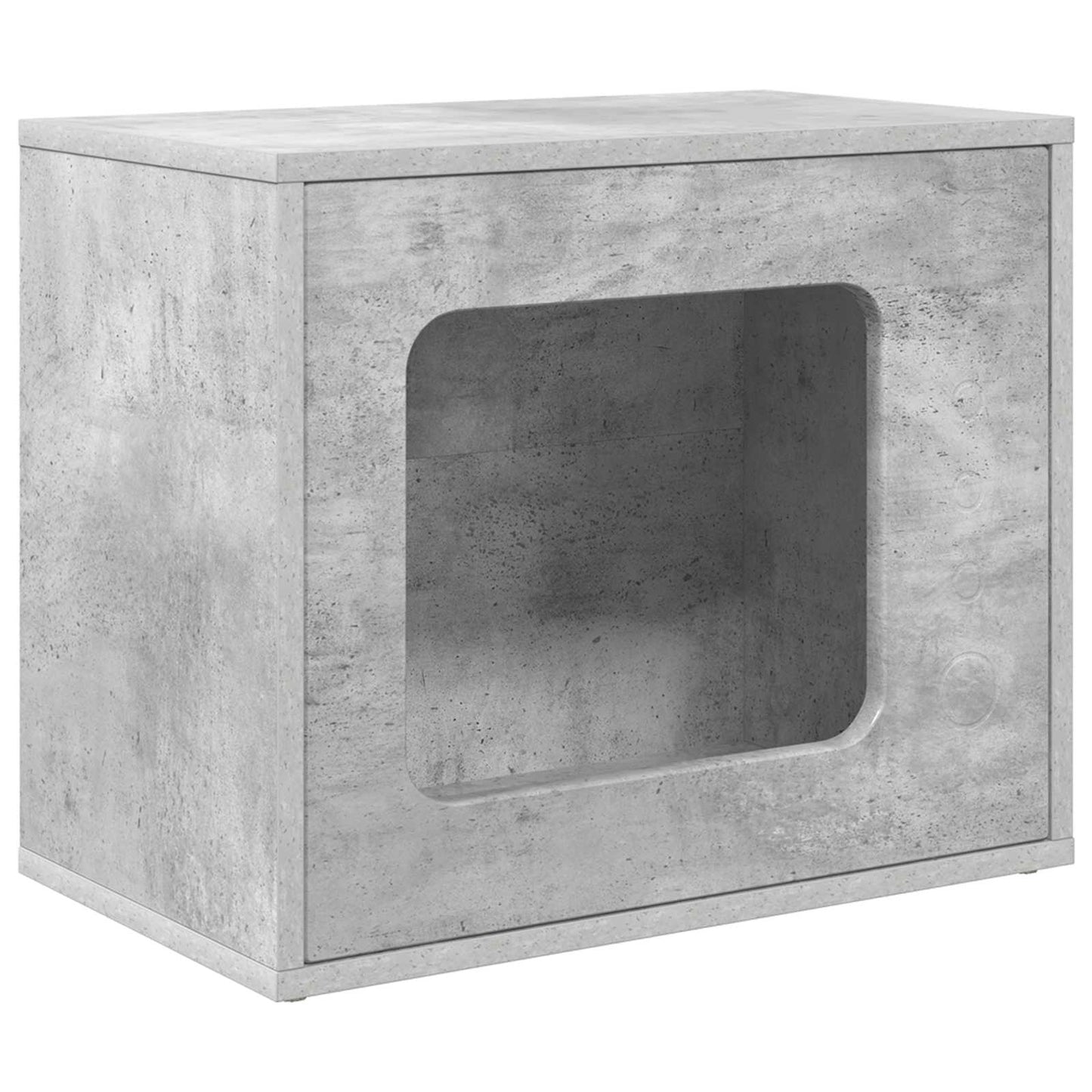 Kattenhuis Beton 51 x 30 x 42,5 cm Bewerkt hout is nu te koop bij PeponiXL, paradijselijk wonen!