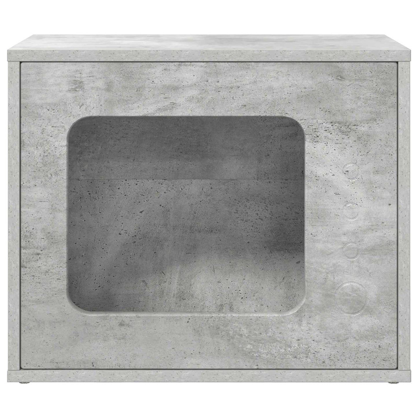 Kattenhuis Beton 51 x 30 x 42,5 cm Bewerkt hout is nu te koop bij PeponiXL, paradijselijk wonen!