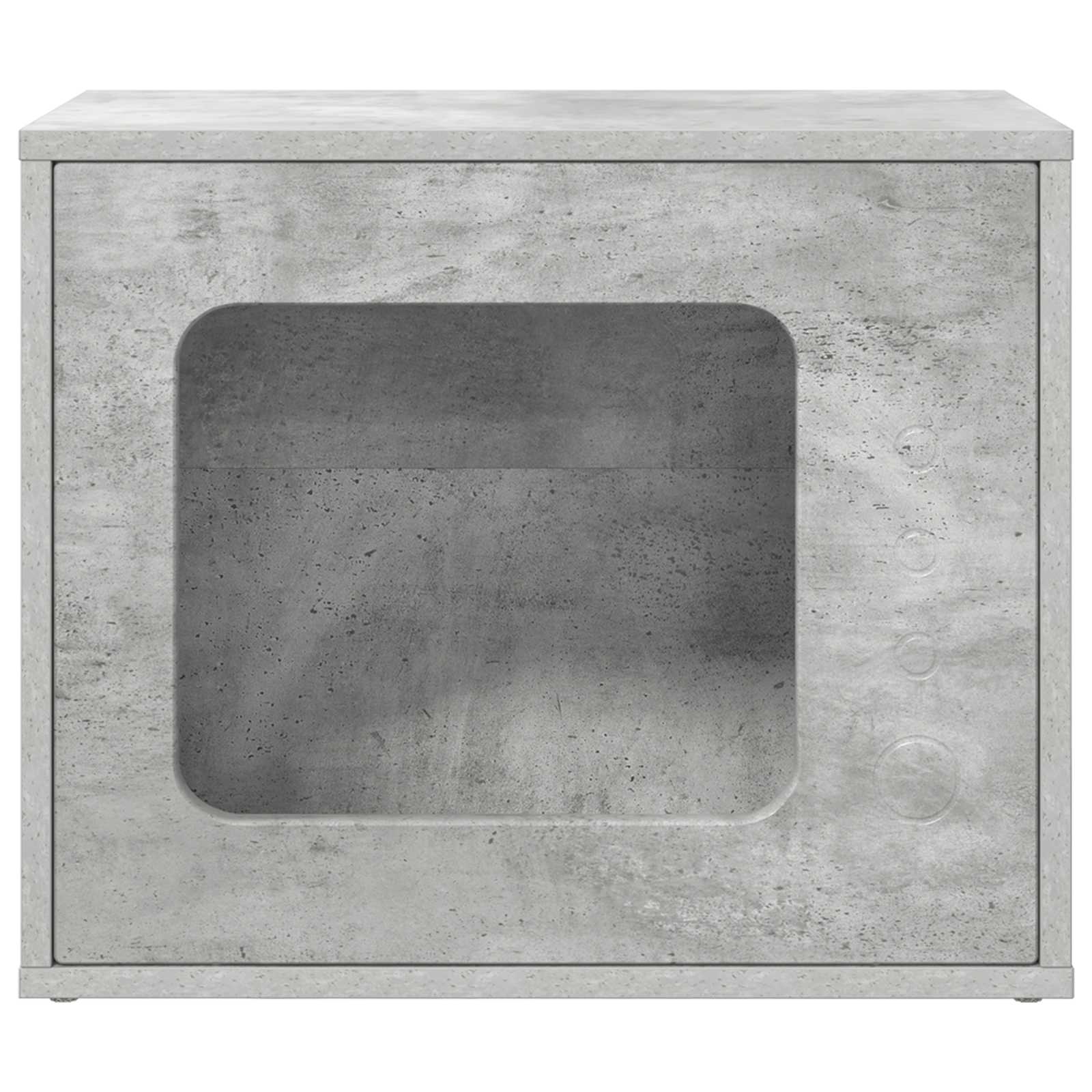 Kattenhuis Beton 51 x 30 x 42,5 cm Bewerkt hout is nu te koop bij PeponiXL, paradijselijk wonen!