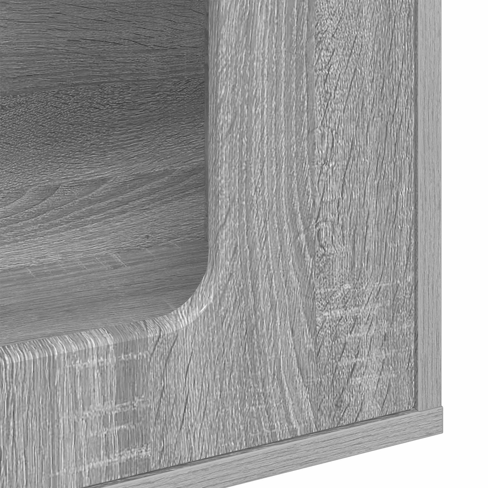Kattenhuis Grijs Sonoma 51 x 30 x 42,5 cm Bewerkt hout is nu te koop bij PeponiXL, paradijselijk wonen!