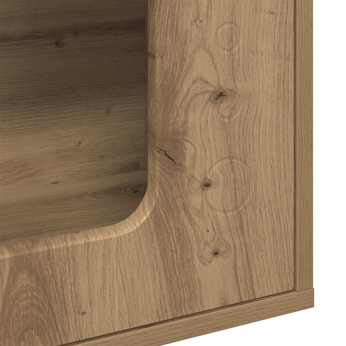 Kattenhuis Ambachtelijk eiken 51 x 30 x 42,5 cm Bewerkt hout is nu te koop bij PeponiXL, paradijselijk wonen!