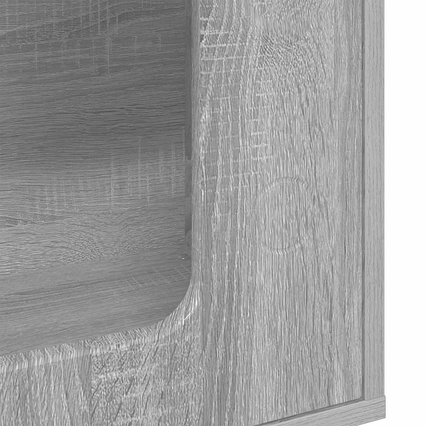 Kattenhuis Grijs Sonoma 51 x 30 x 52 cm Bewerkt hout is nu te koop bij PeponiXL, paradijselijk wonen!