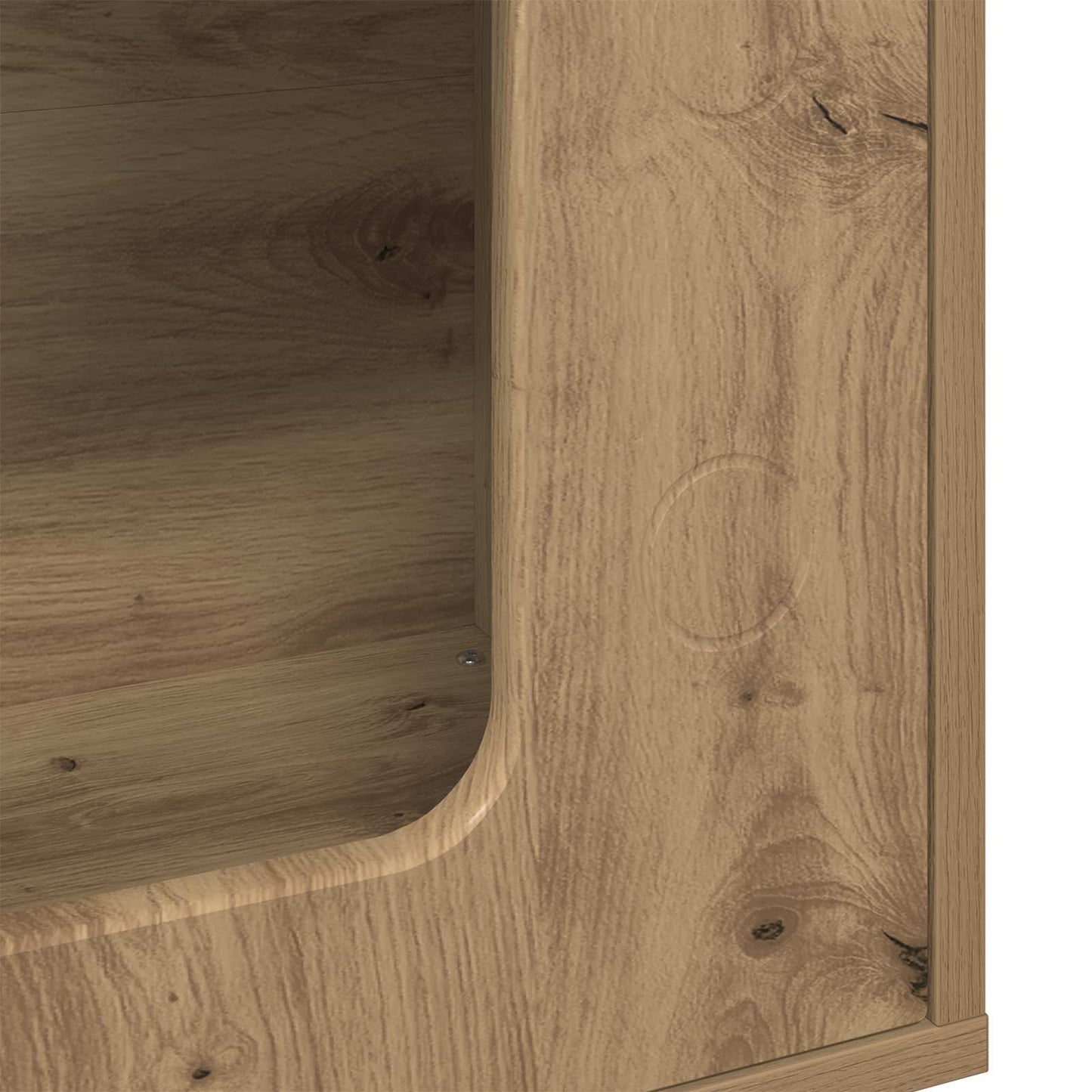 Kattenhuis Ambachtelijk eiken 51 x 30 x 52 cm Bewerkt hout is nu te koop bij PeponiXL, paradijselijk wonen!