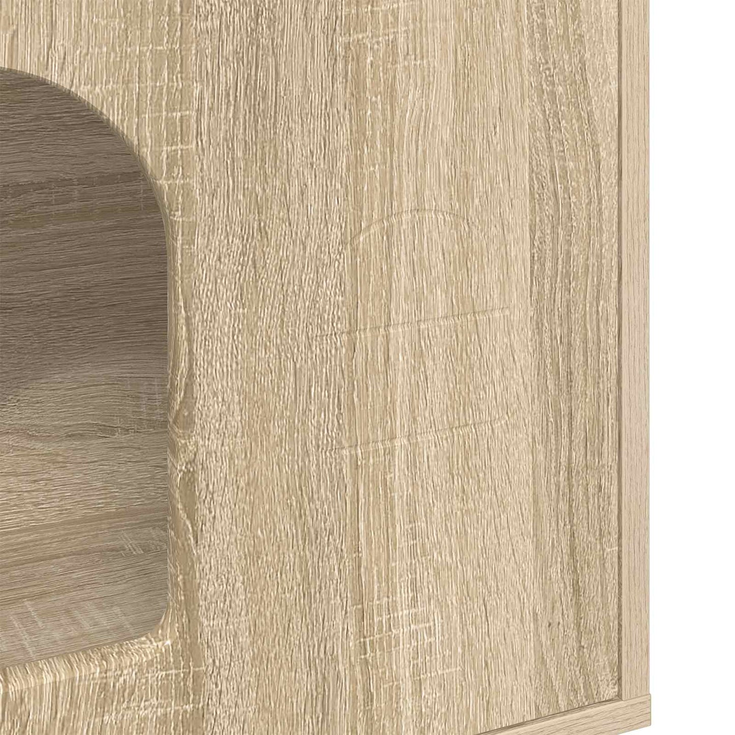 Kattenhuis Sonoma 51 x 30 x 52 cm Bewerkt hout is nu te koop bij PeponiXL, paradijselijk wonen!