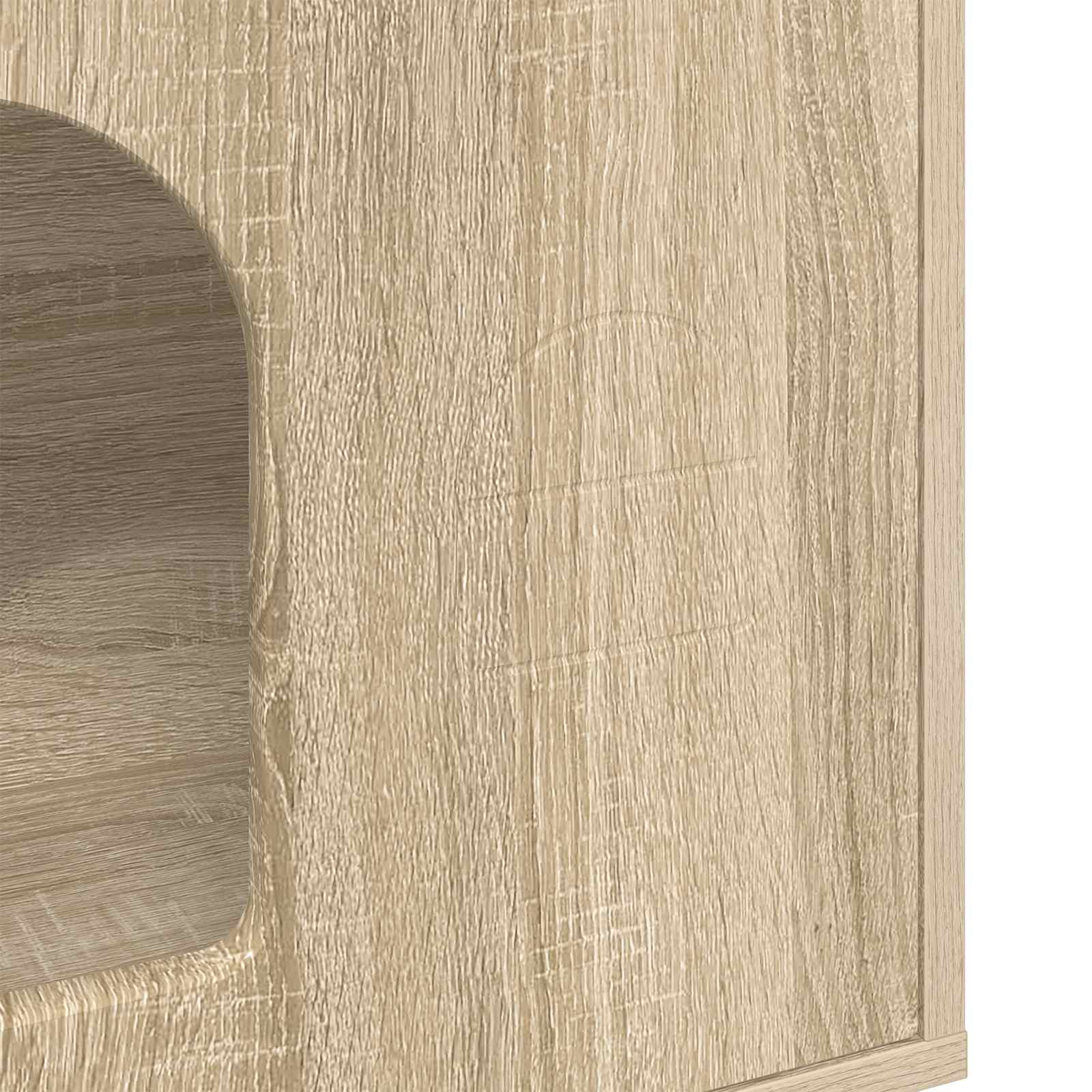 Kattenhuis Sonoma 51 x 30 x 52 cm Bewerkt hout is nu te koop bij PeponiXL, paradijselijk wonen!