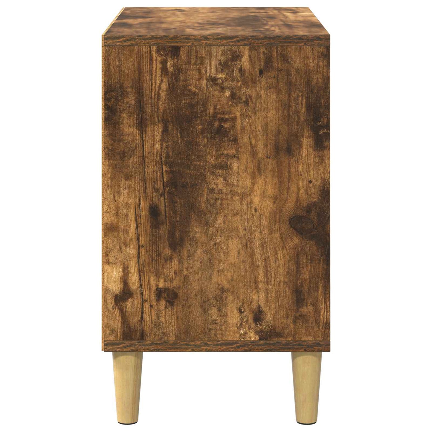 Kattenhuis Gerookt eiken 51 x 30 x 52 cm Bewerkt hout is nu te koop bij PeponiXL, paradijselijk wonen!