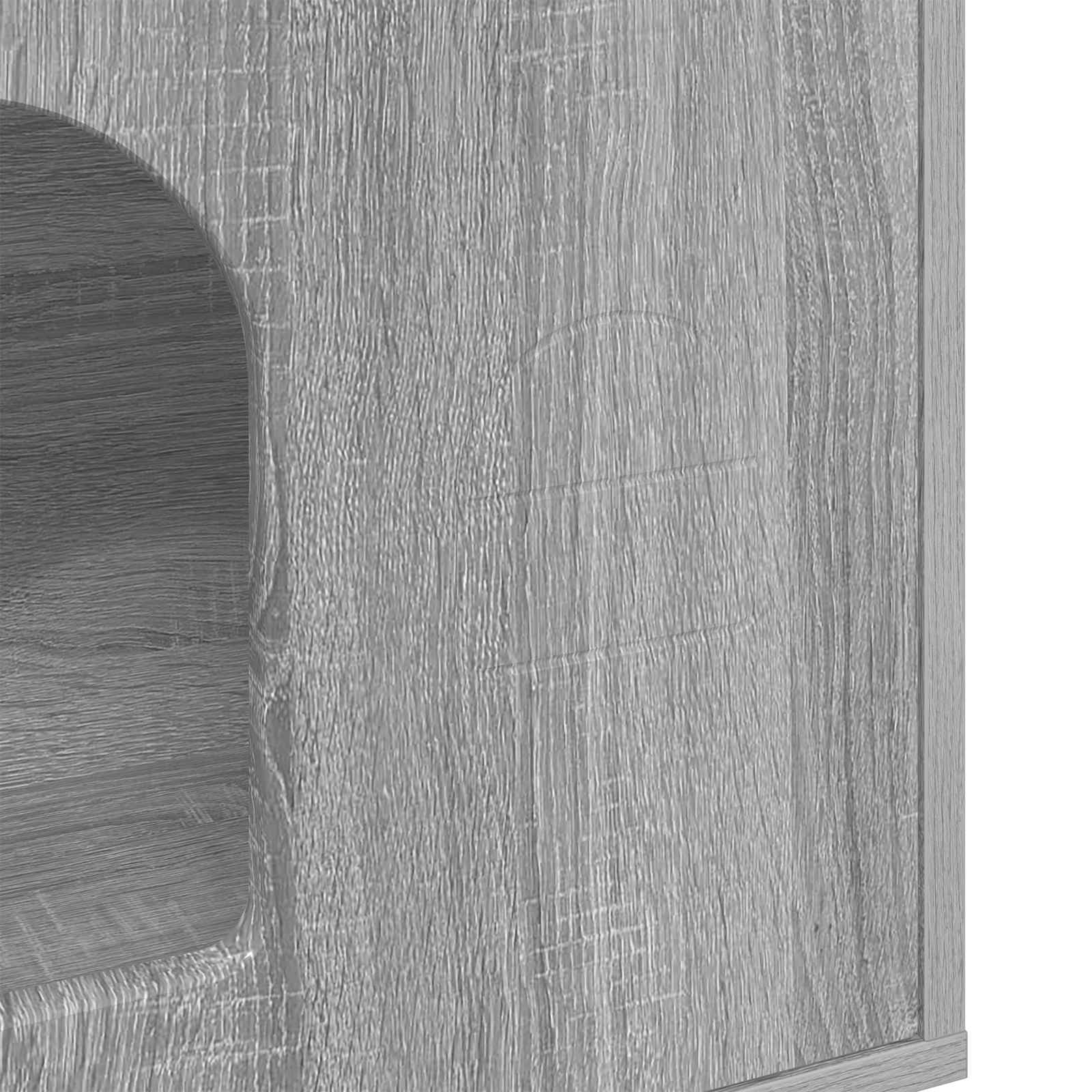 Kattenhuis Grijs Sonoma 51 x 30 x 52 cm Bewerkt hout is nu te koop bij PeponiXL, paradijselijk wonen!