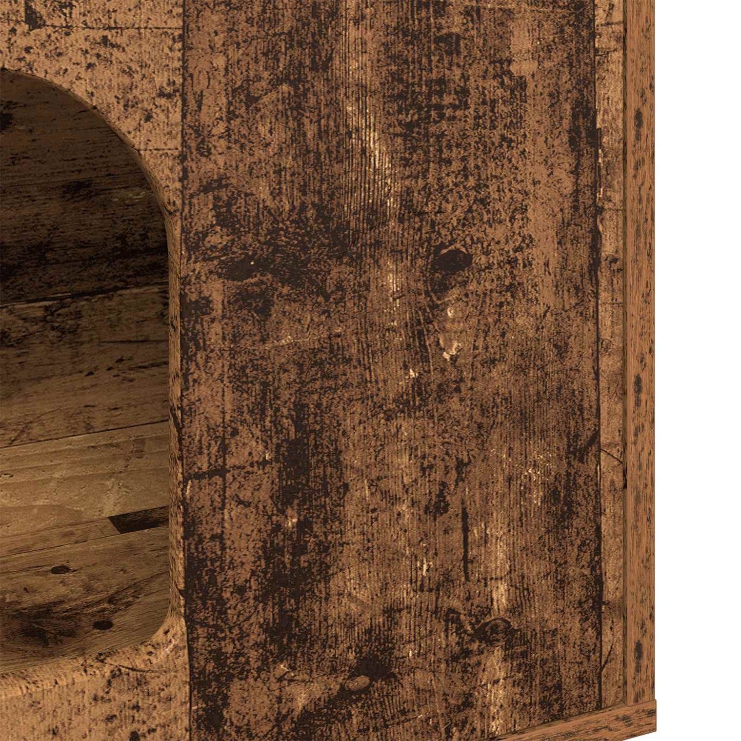 Kattenhuis Oudhout 51 x 30 x 52 cm Bewerkt hout is nu te koop bij PeponiXL, paradijselijk wonen!