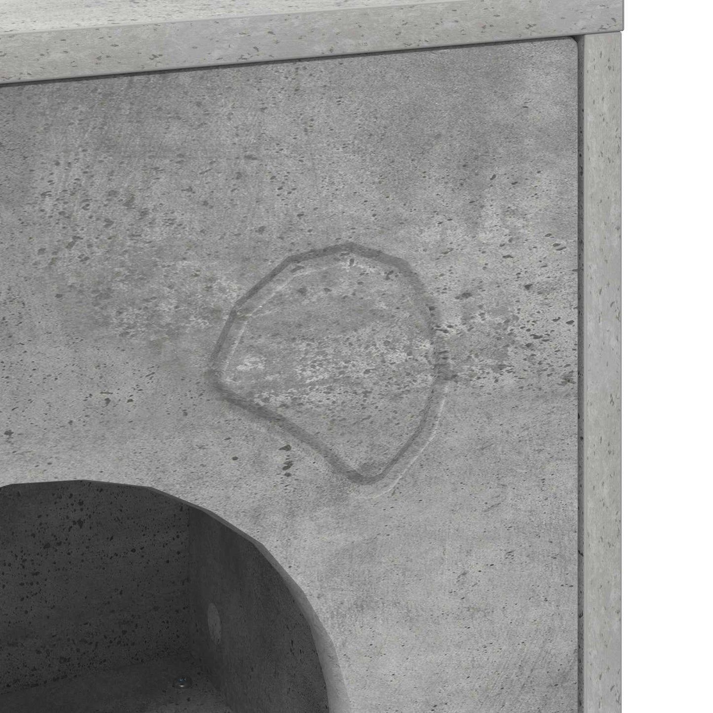 Kattenhuis Beton 42,5 x 40 x 53 cm Bewerkt hout is nu te koop bij PeponiXL, paradijselijk wonen!