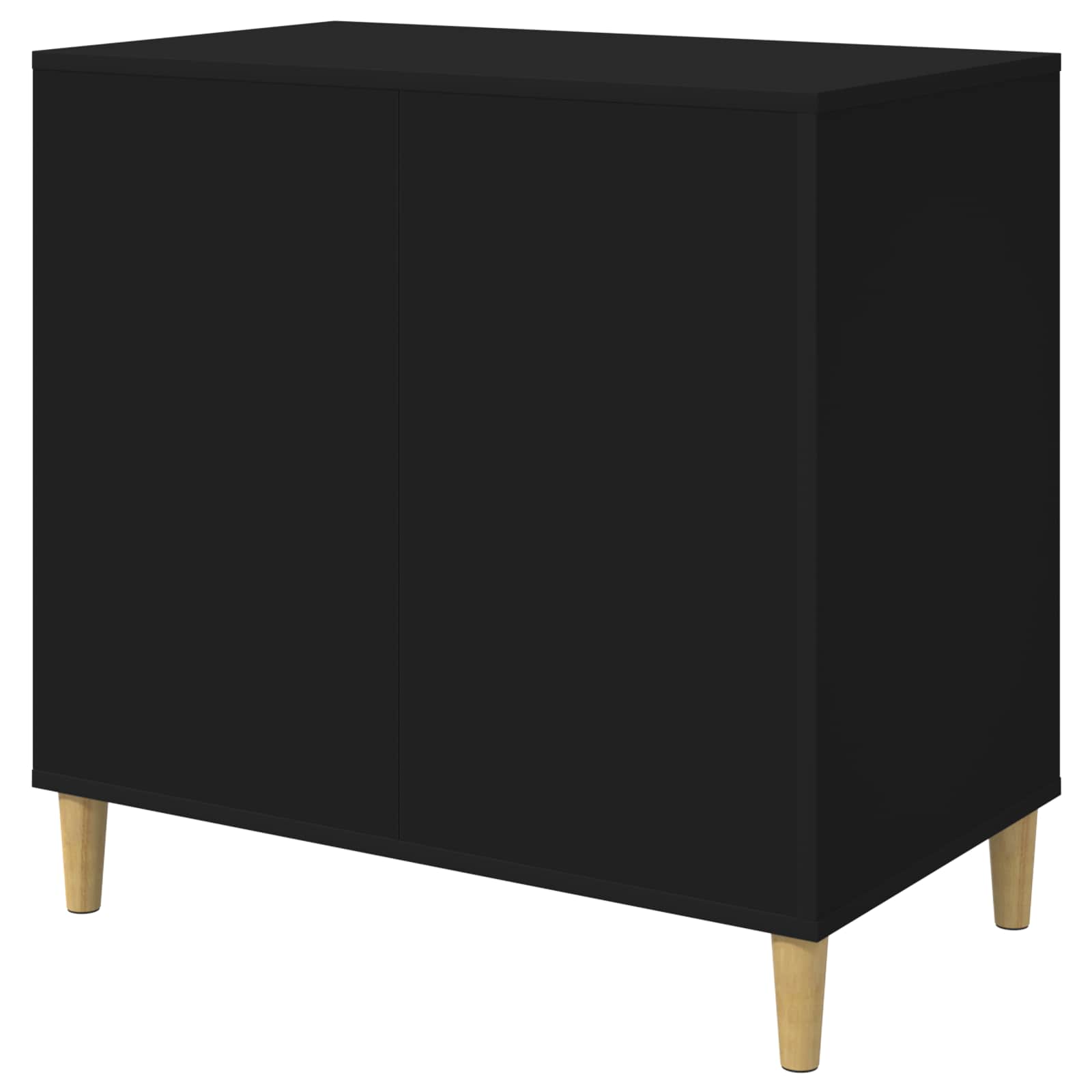 Kattenhuis Zwart 72 x 42,5 x 70 cm Bewerkt hout is nu te koop bij PeponiXL, paradijselijk wonen!