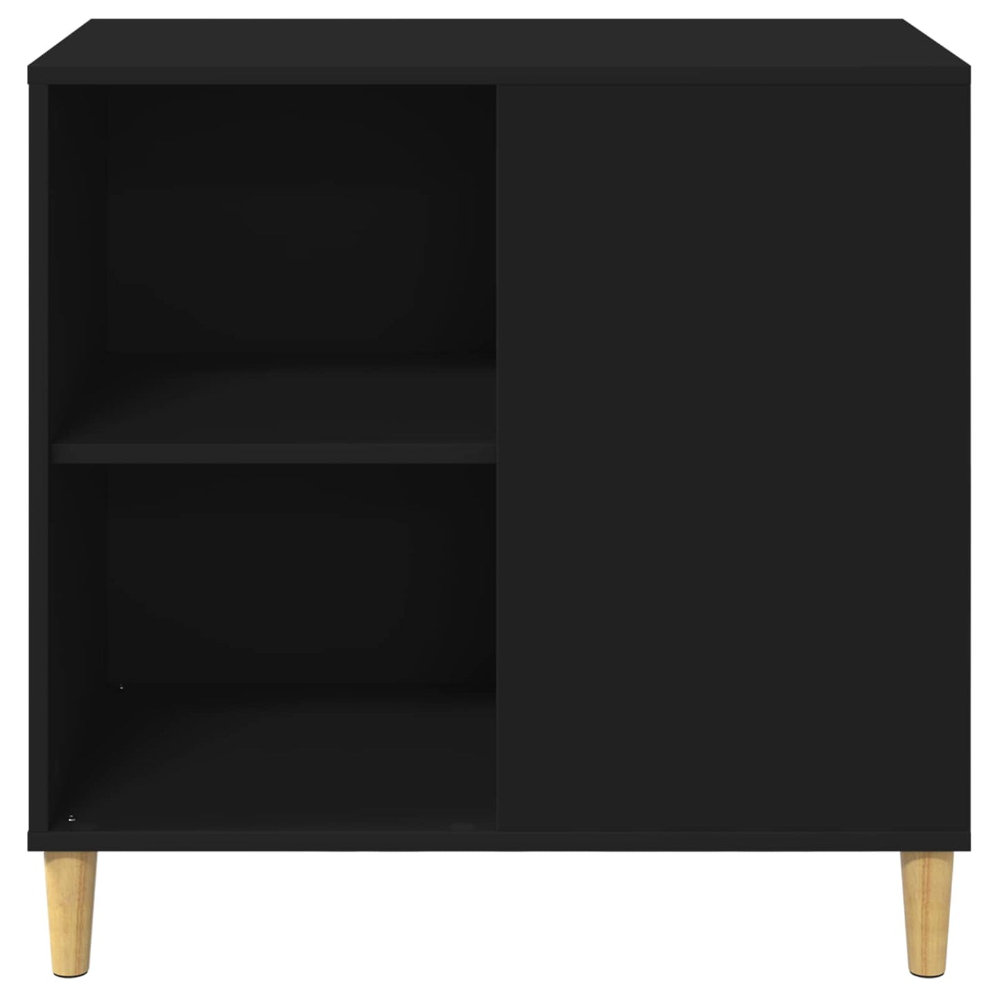 Kattenhuis Zwart 72 x 42,5 x 70 cm Bewerkt hout is nu te koop bij PeponiXL, paradijselijk wonen!