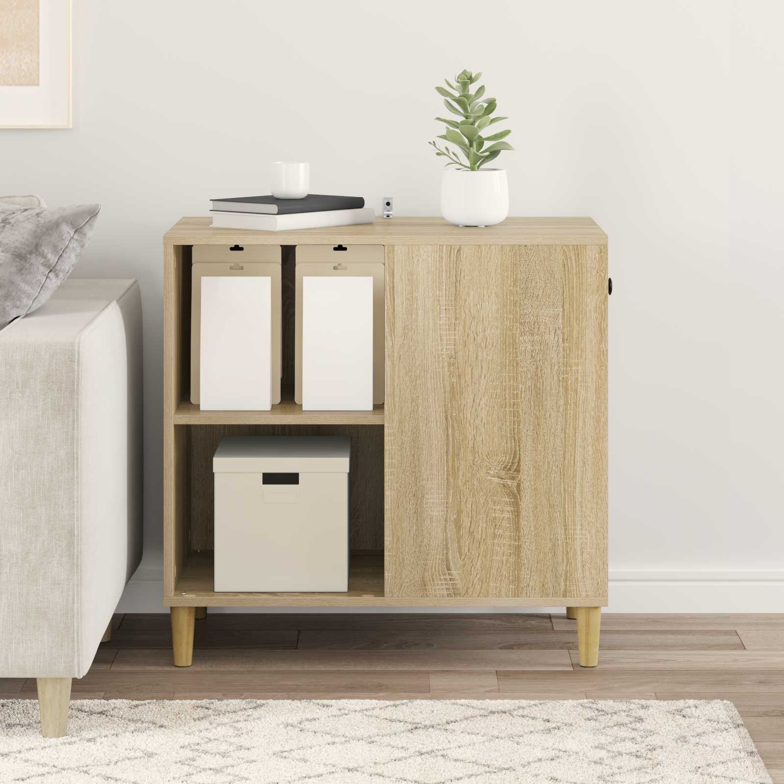 Kattenhuis Sonoma 72 x 42,5 x 70 cm Bewerkt hout is nu te koop bij PeponiXL, paradijselijk wonen!