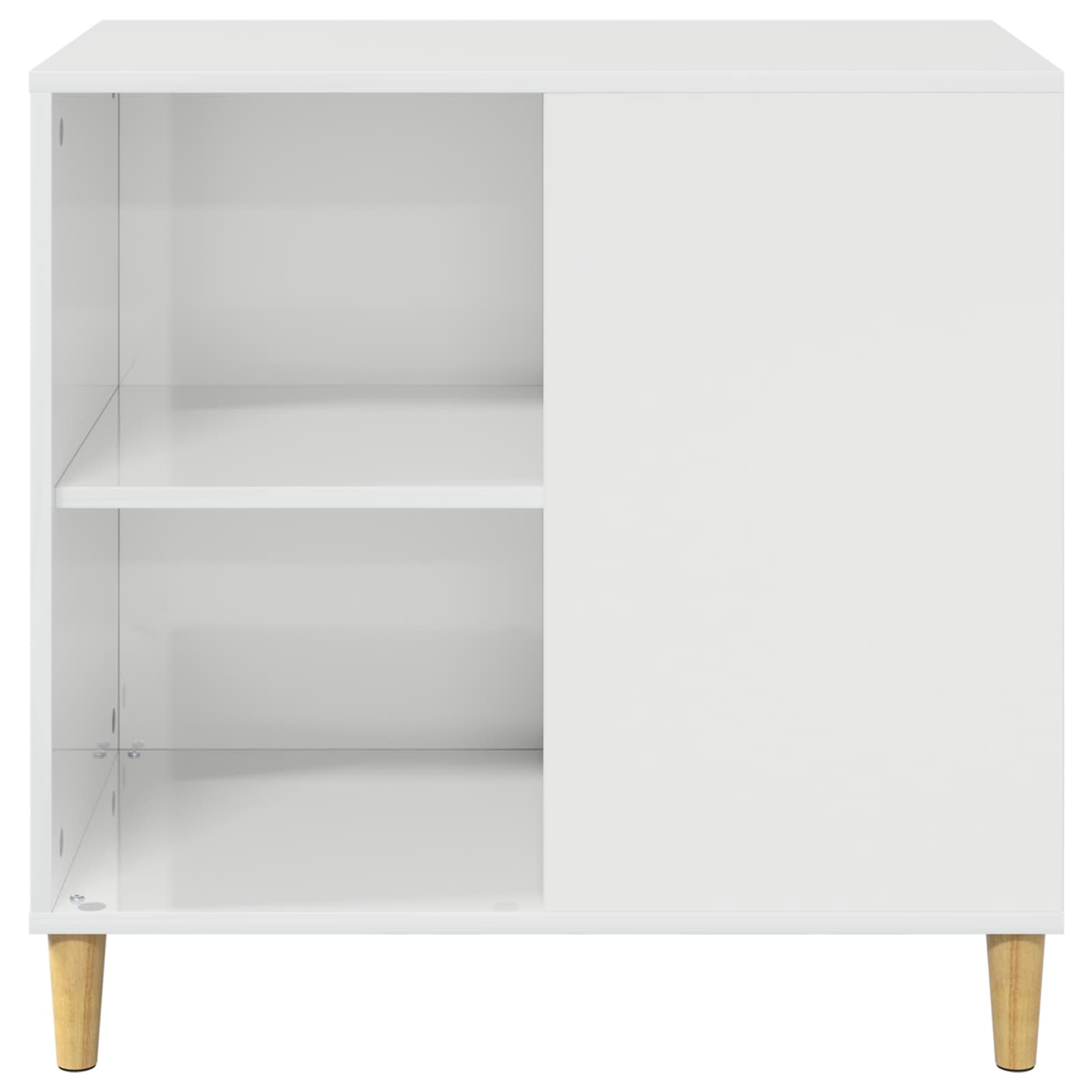 Kattenhuis Glanzend Wit 72 x 42,5 x 70 cm Bewerkt hout is nu te koop bij PeponiXL, paradijselijk wonen!