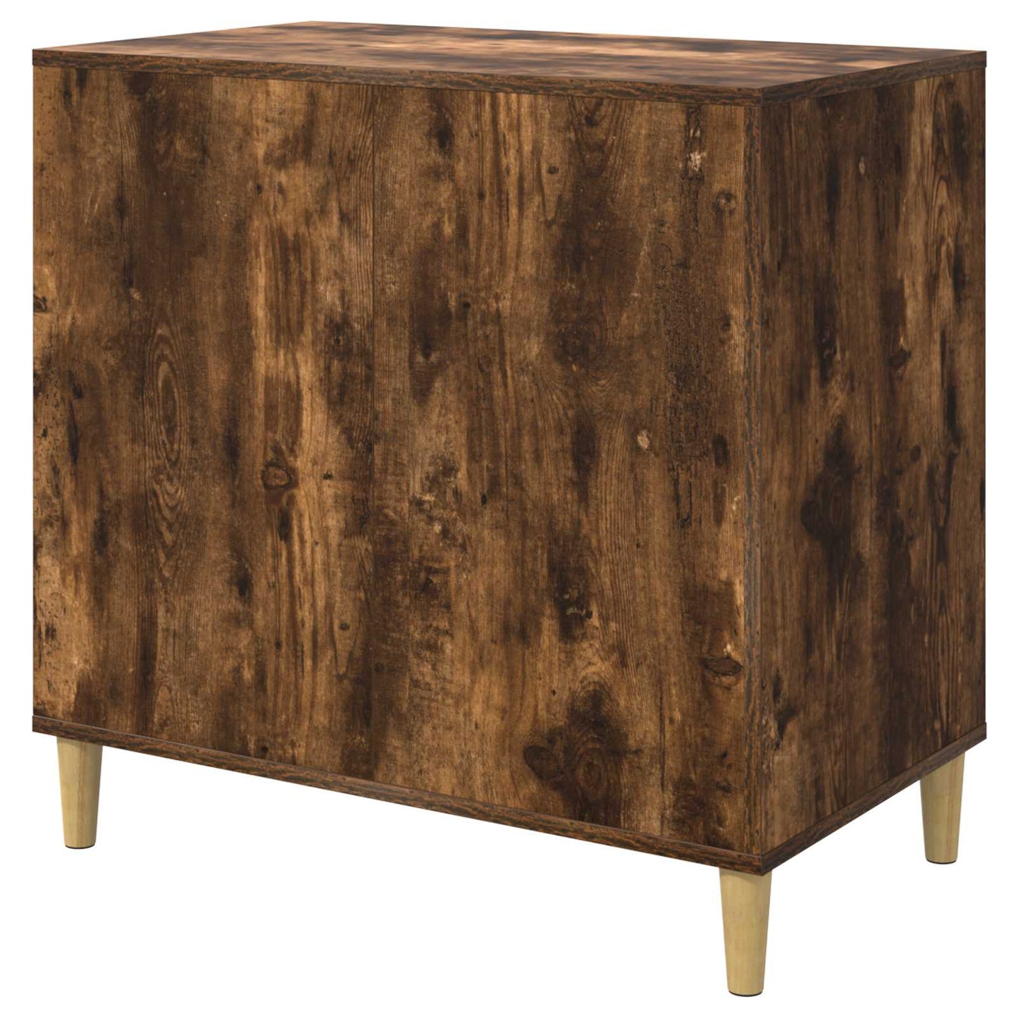 Kattenhuis Gerookt eiken 72 x 42,5 x 70 cm Bewerkt hout is nu te koop bij PeponiXL, paradijselijk wonen!