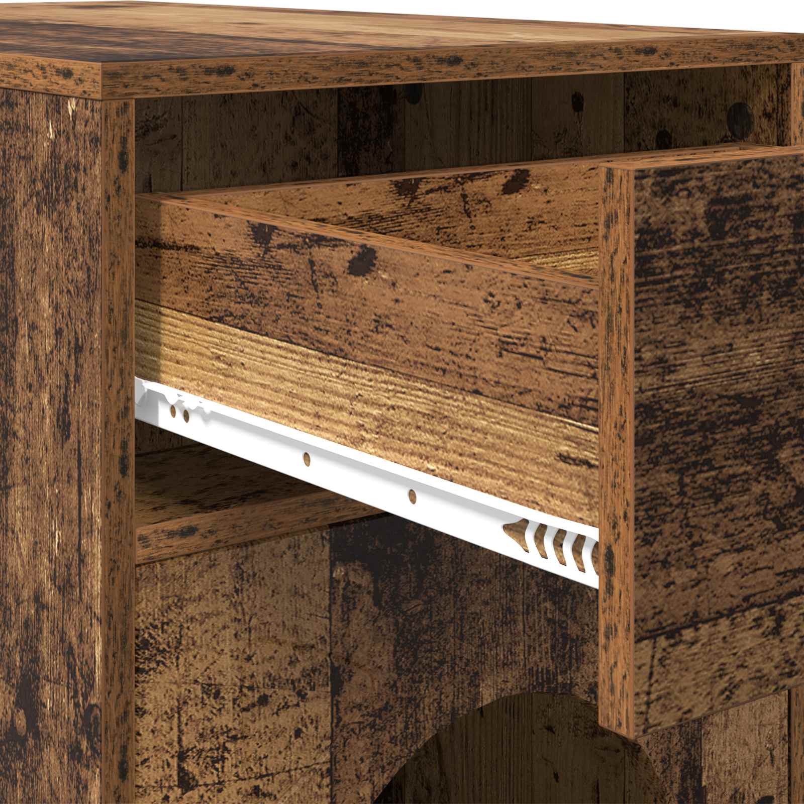 Kattenhuis Oudhout 72 x 42,5 x 70 cm Bewerkt hout is nu te koop bij PeponiXL, paradijselijk wonen!
