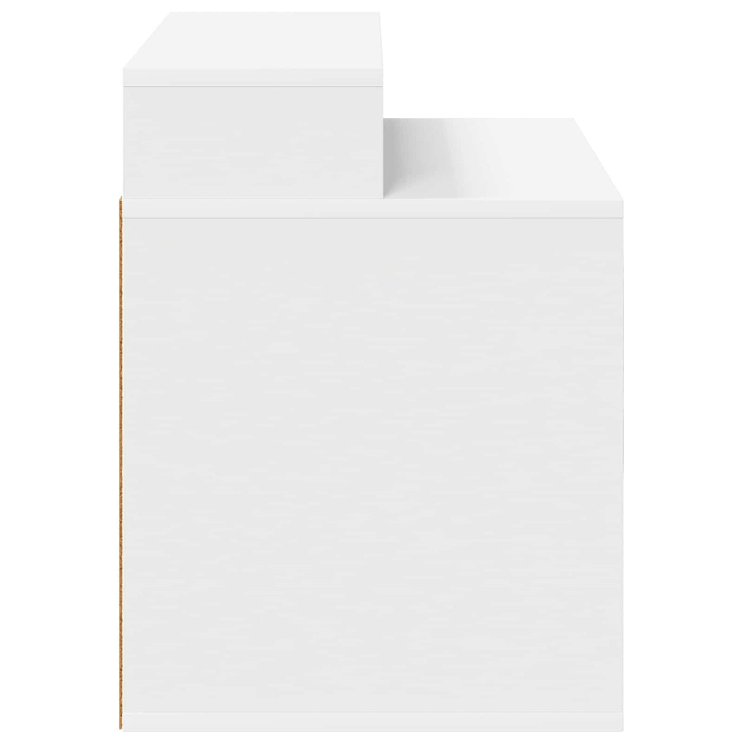 Kattenhuis Wit 42,5 x 40 x 53,5 cm Bewerkt hout is nu te koop bij PeponiXL, paradijselijk wonen!