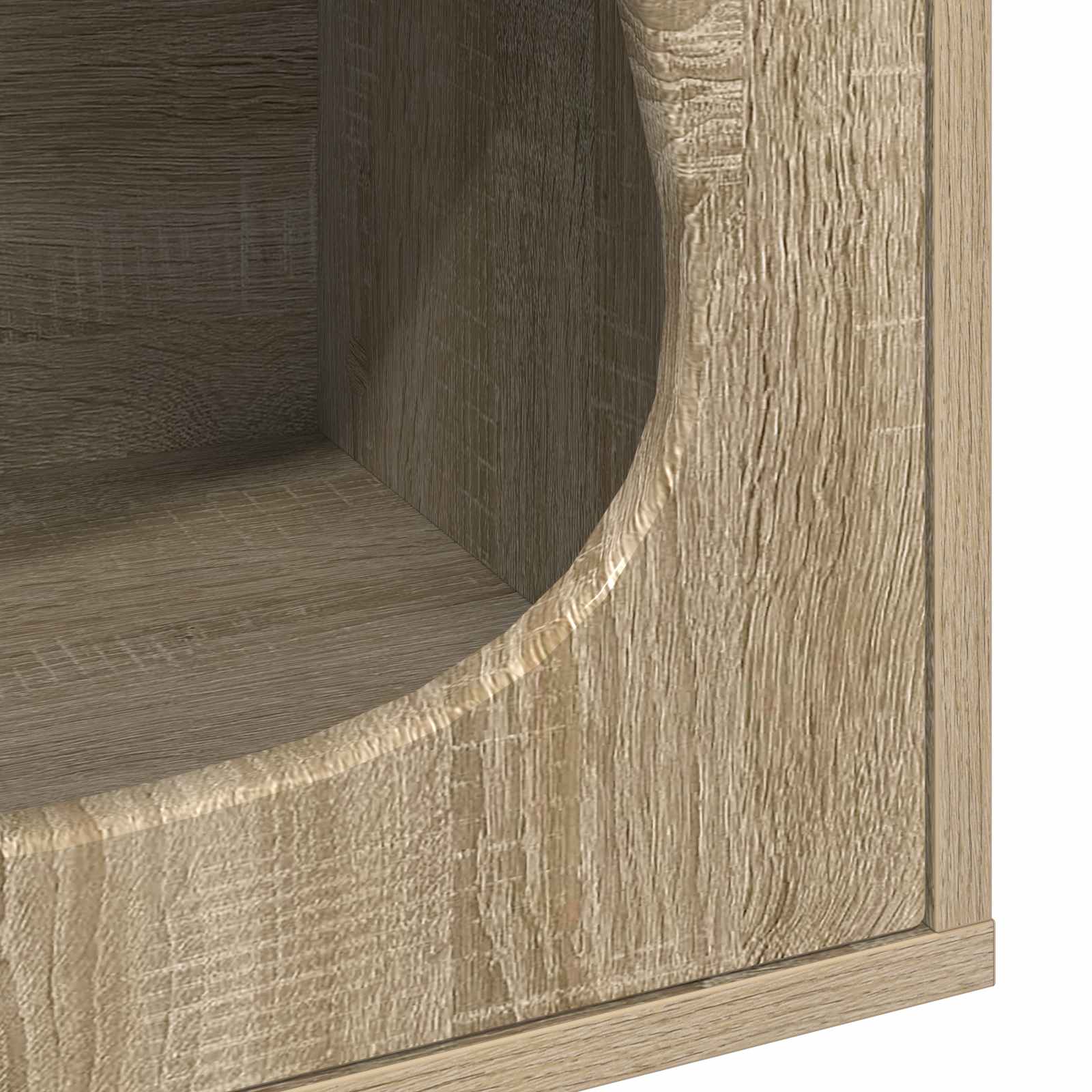 Kattenhuis Sonoma 42,5 x 40 x 53,5 cm Bewerkt hout is nu te koop bij PeponiXL, paradijselijk wonen!