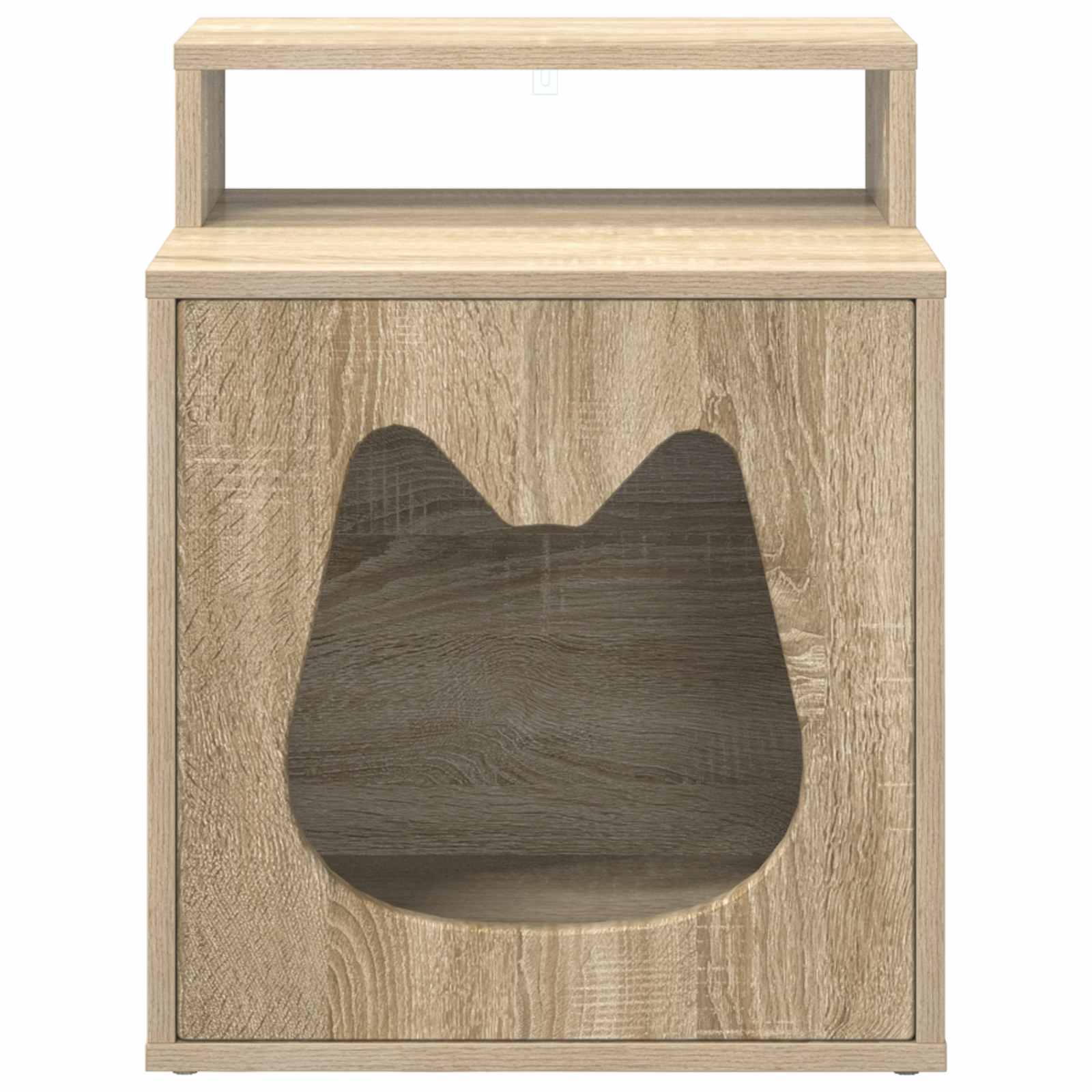 Kattenhuis Sonoma 42,5 x 40 x 53,5 cm Bewerkt hout is nu te koop bij PeponiXL, paradijselijk wonen!