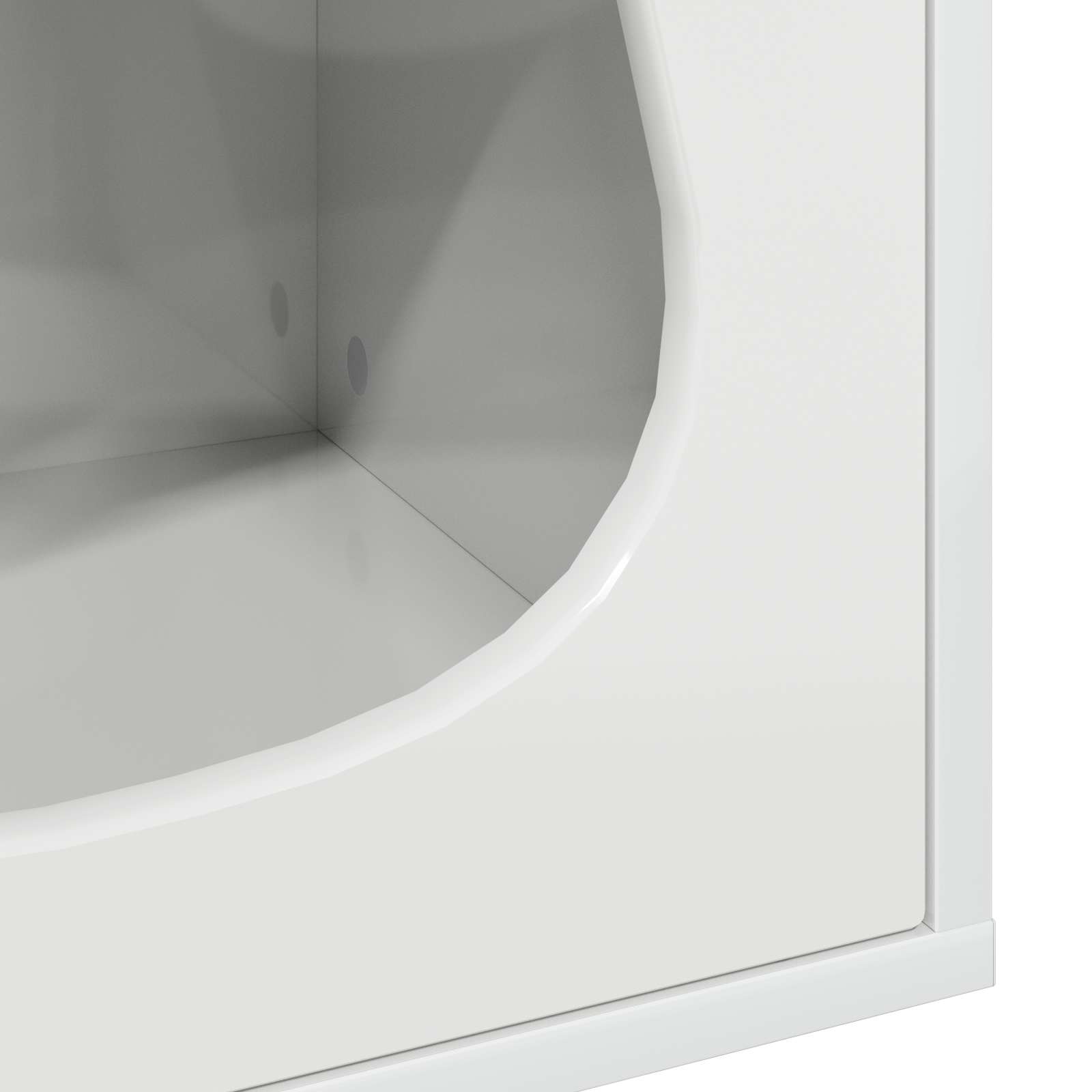 Kattenhuis Glanzend Wit 42,5 x 40 x 53,5 cm Bewerkt hout is nu te koop bij PeponiXL, paradijselijk wonen!