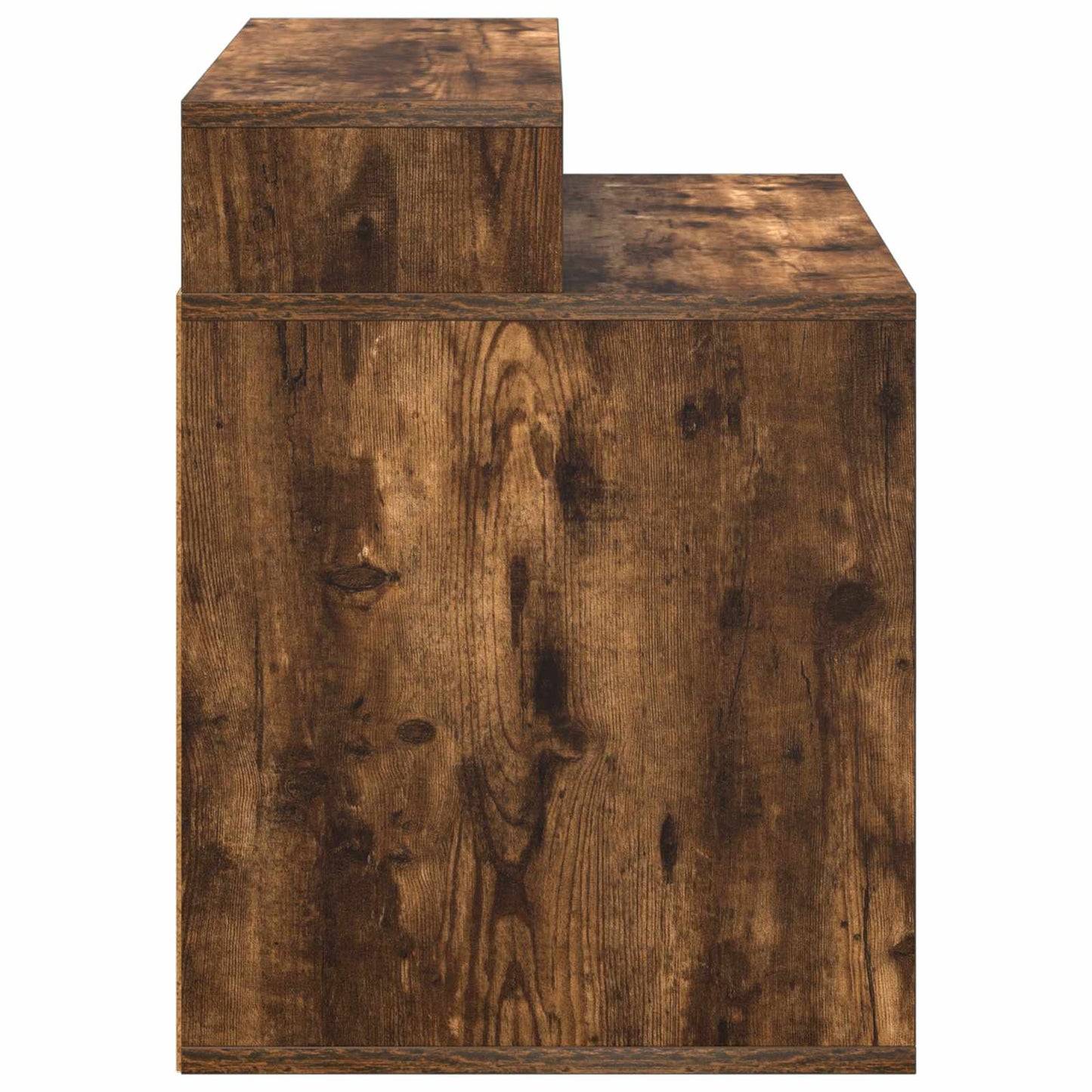 Kattenhuis Gerookt eiken 42,5 x 40 x 53,5 cm Bewerkt hout is nu te koop bij PeponiXL, paradijselijk wonen!