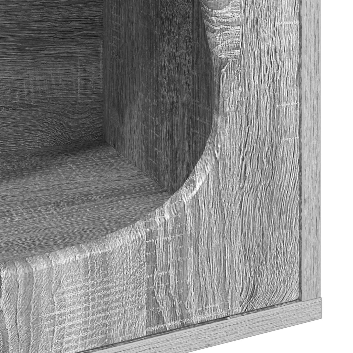 Kattenhuis Grijs Sonoma 42,5 x 40 x 53,5 cm Bewerkt hout is nu te koop bij PeponiXL, paradijselijk wonen!