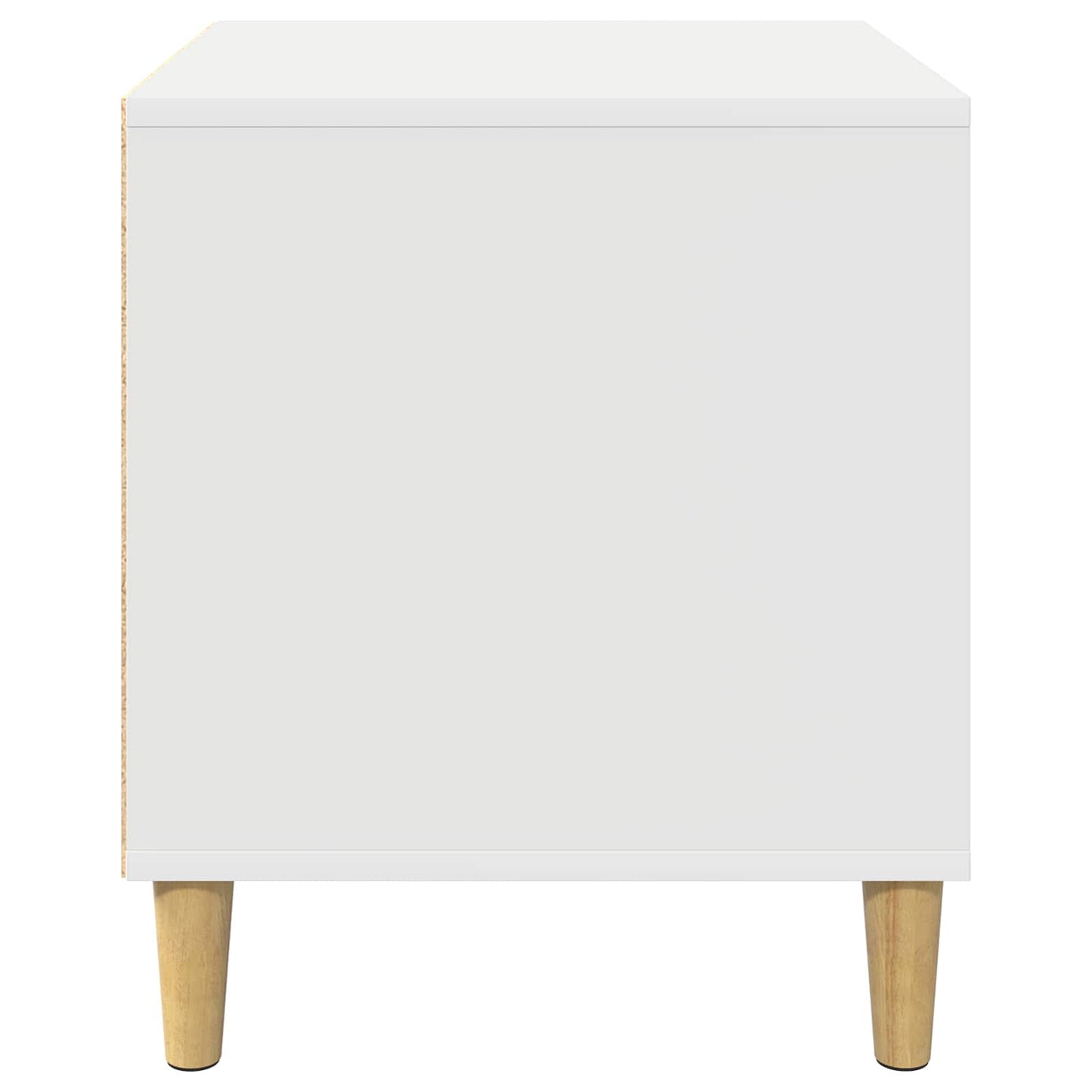 Hondenhuis Wit 44 x 42 x 49 cm Bewerkt hout is nu te koop bij PeponiXL, paradijselijk wonen!