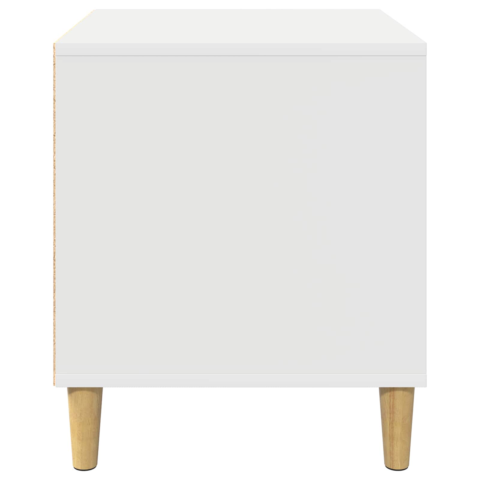 Hondenhuis Wit 44 x 42 x 49 cm Bewerkt hout is nu te koop bij PeponiXL, paradijselijk wonen!