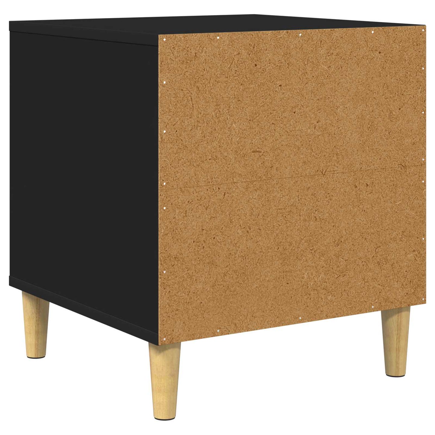 Hondenhuis Zwart 44 x 42 x 49 cm Bewerkt hout is nu te koop bij PeponiXL, paradijselijk wonen!