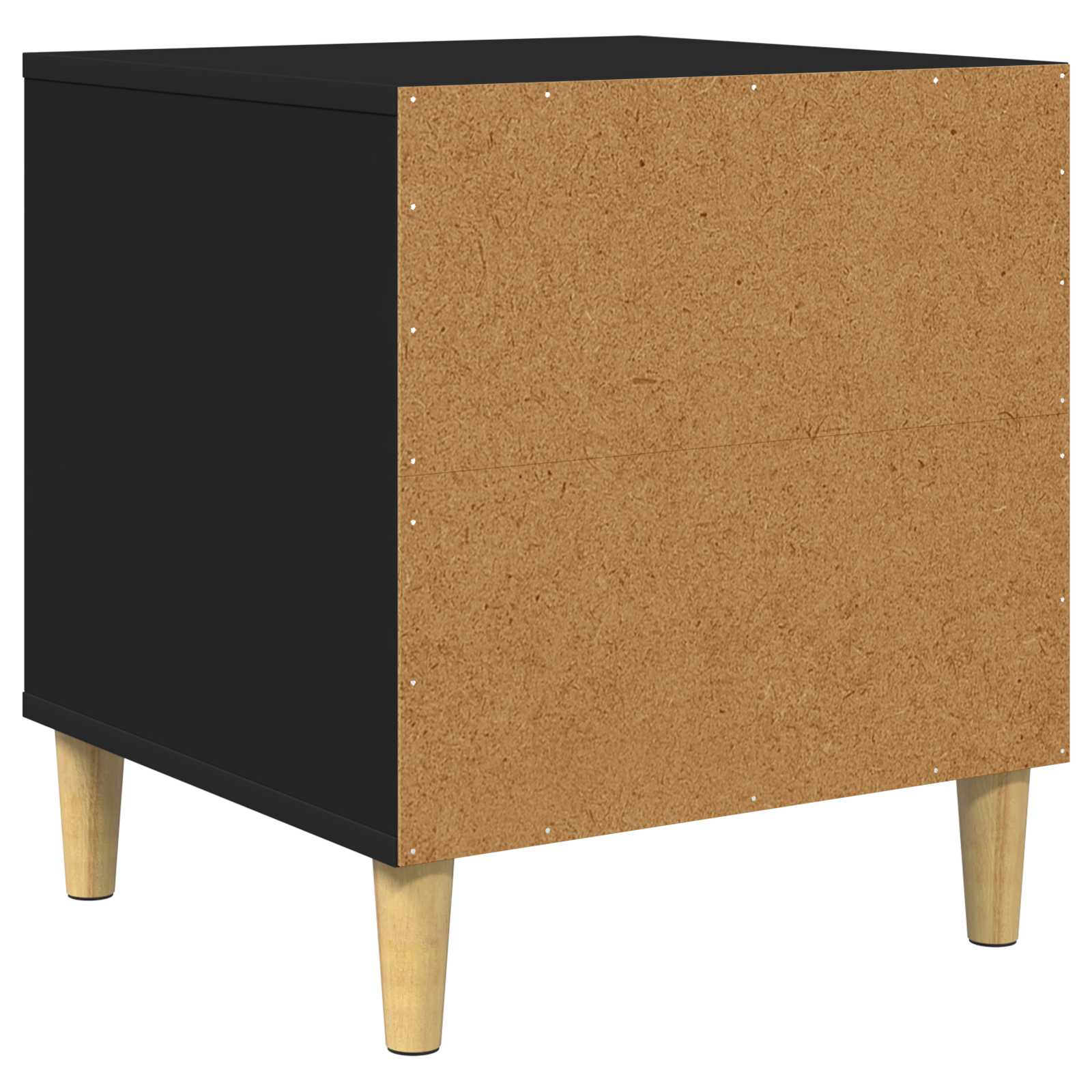 Hondenhuis Zwart 44 x 42 x 49 cm Bewerkt hout is nu te koop bij PeponiXL, paradijselijk wonen!