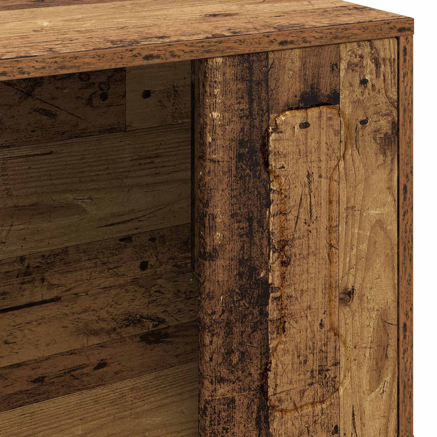 Hondenhuis Oudhout 44 x 42 x 49 cm Bewerkt hout is nu te koop bij PeponiXL, paradijselijk wonen!