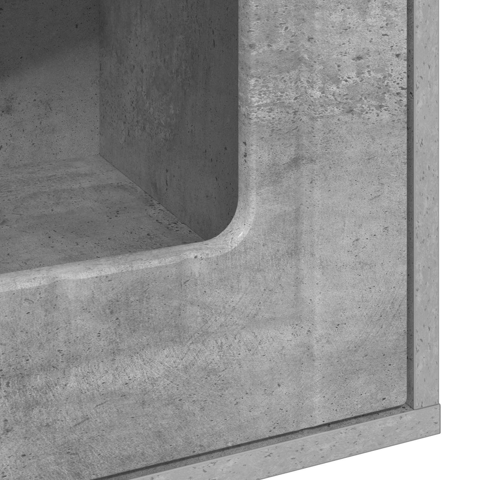 Kattenhuis Beton 53 x 52 x 62 cm Bewerkt hout is nu te koop bij PeponiXL, paradijselijk wonen!