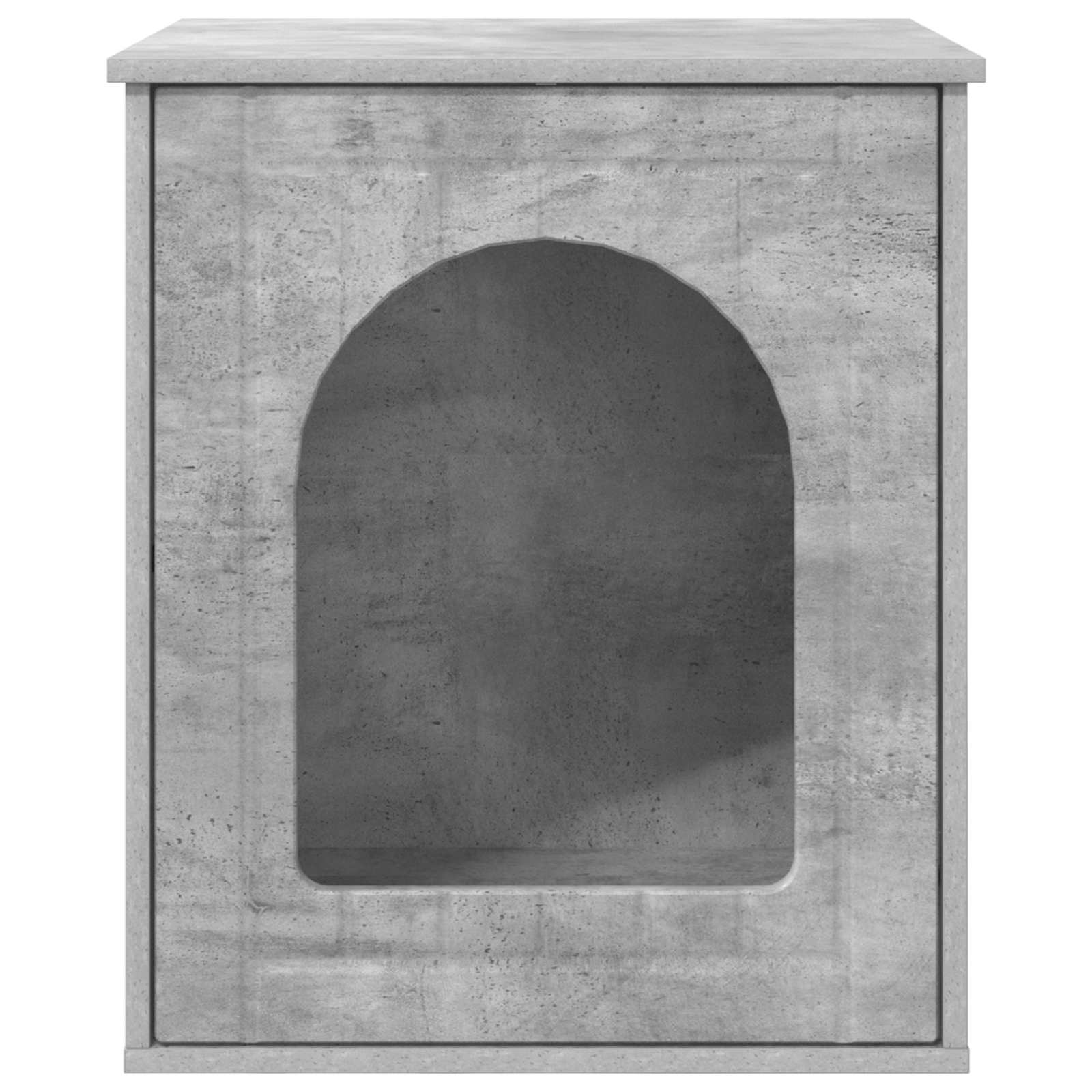 Kattenhuis Beton 53 x 52 x 62 cm Bewerkt hout is nu te koop bij PeponiXL, paradijselijk wonen!
