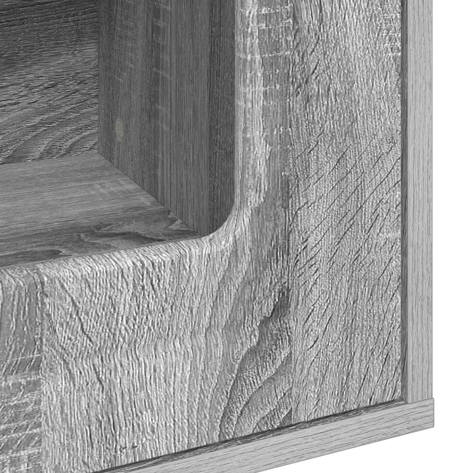 Kattenhuis Grijs Sonoma 53 x 52 x 62 cm Bewerkt hout is nu te koop bij PeponiXL, paradijselijk wonen!
