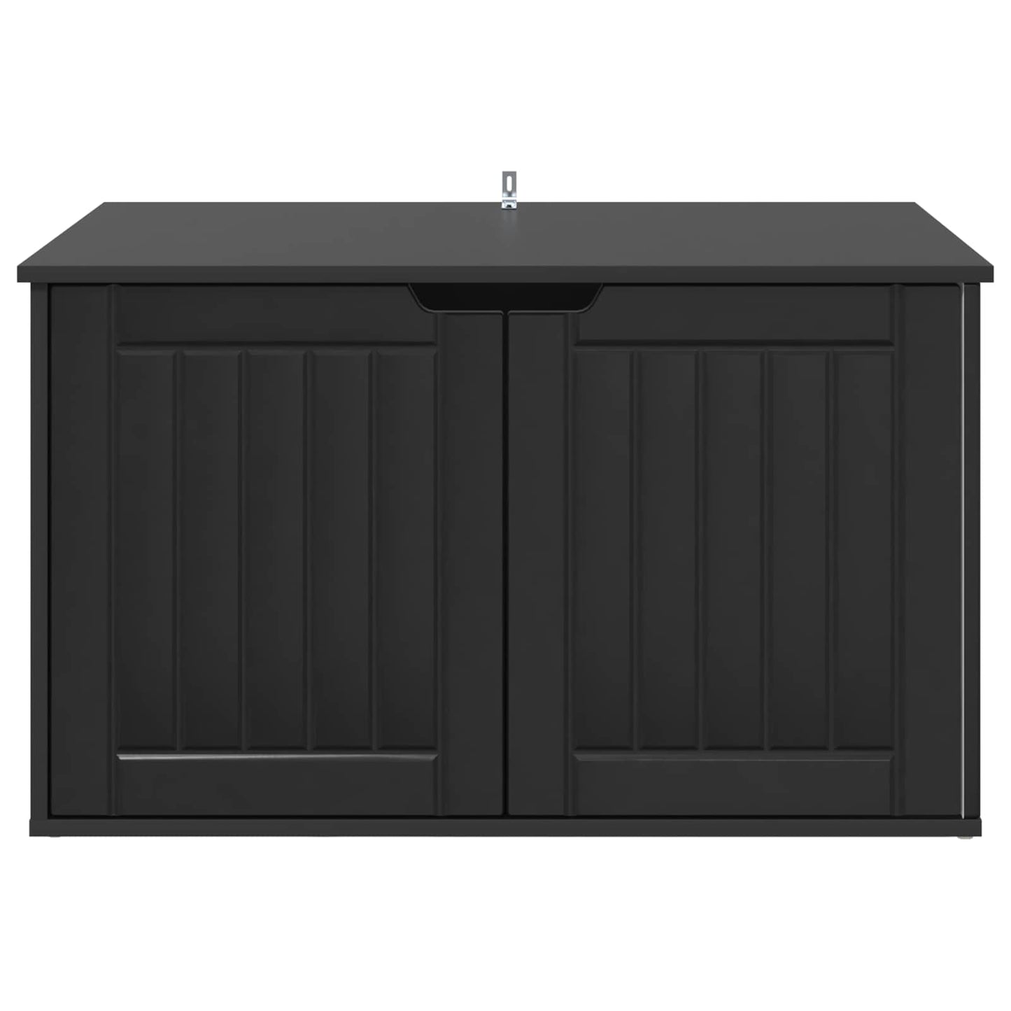 Kattenhuis Zwart 85 x 55 x 50,5 cm Bewerkt hout is nu te koop bij PeponiXL, paradijselijk wonen!