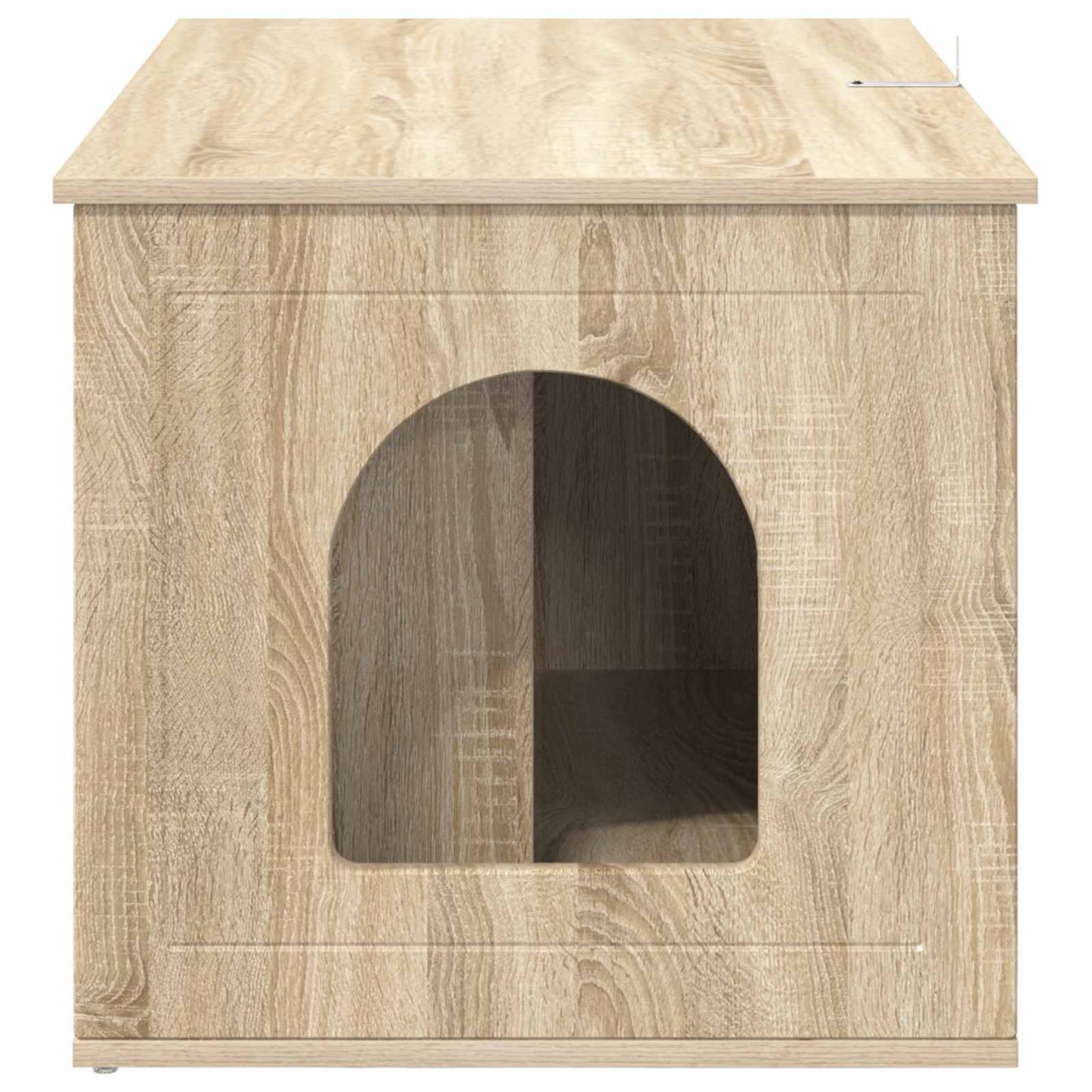Kattenhuis Sonoma 85 x 55 x 50,5 cm Bewerkt hout is nu te koop bij PeponiXL, paradijselijk wonen!