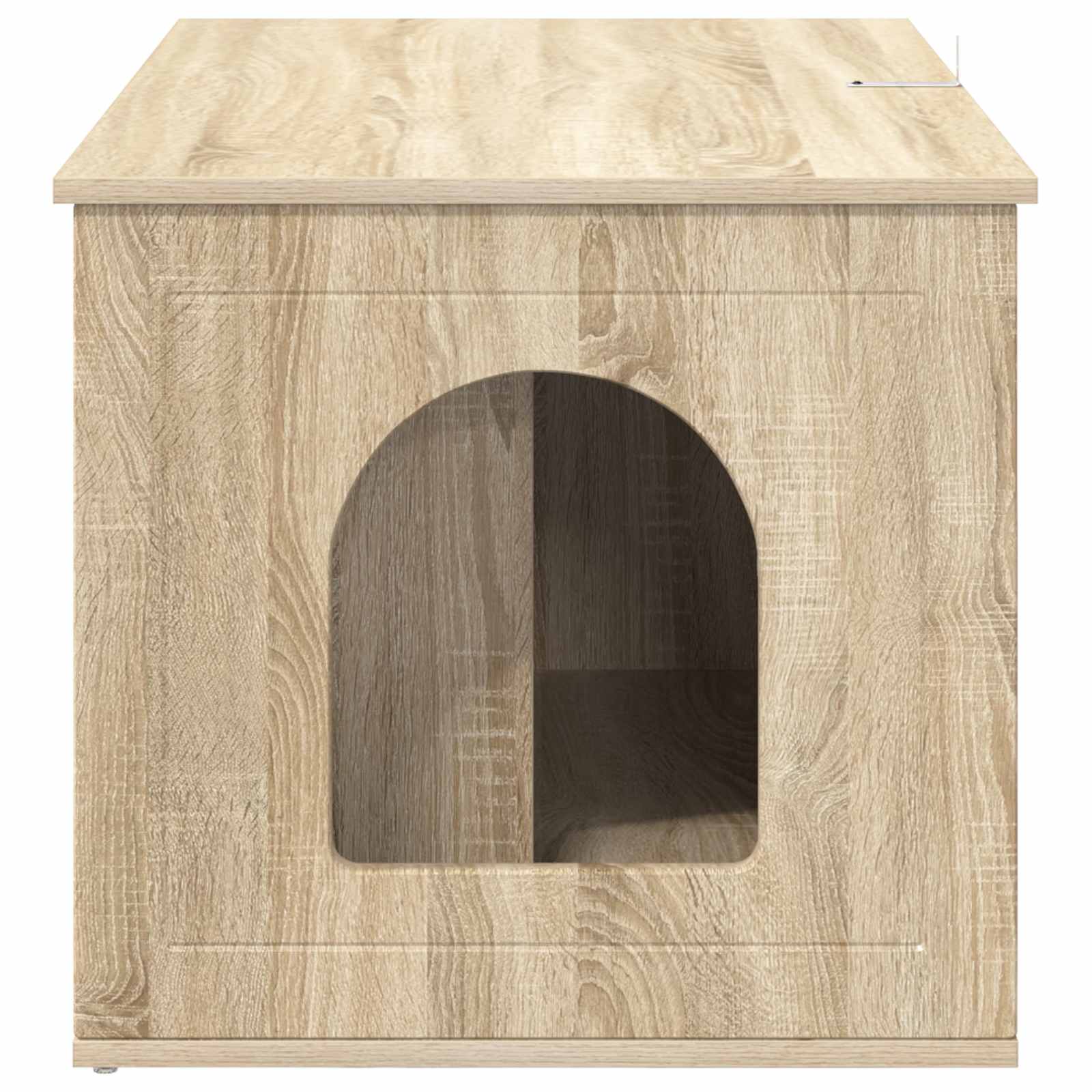 Kattenhuis Sonoma 85 x 55 x 50,5 cm Bewerkt hout is nu te koop bij PeponiXL, paradijselijk wonen!