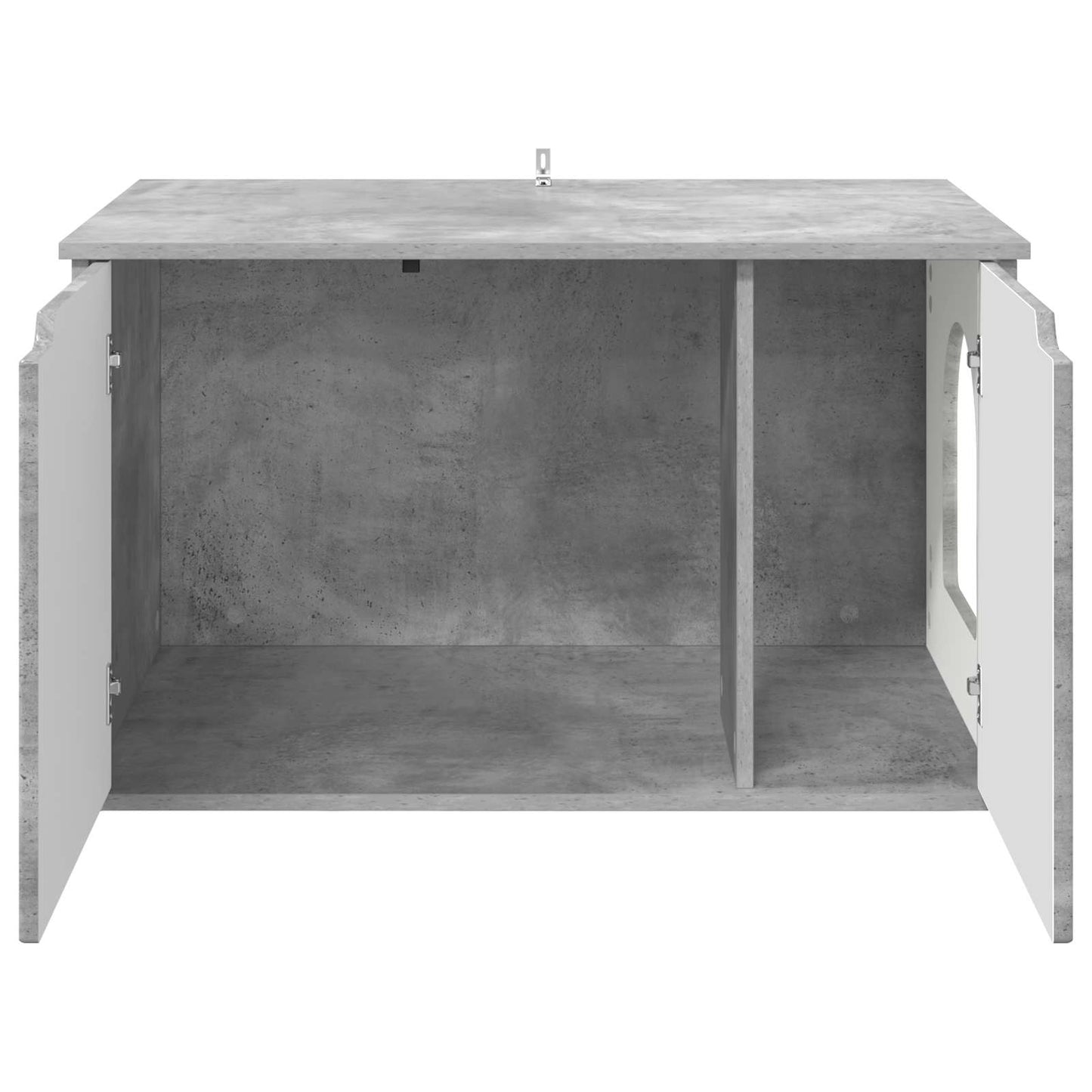Kattenhuis Beton 85 x 55 x 50,5 cm Bewerkt hout is nu te koop bij PeponiXL, paradijselijk wonen!