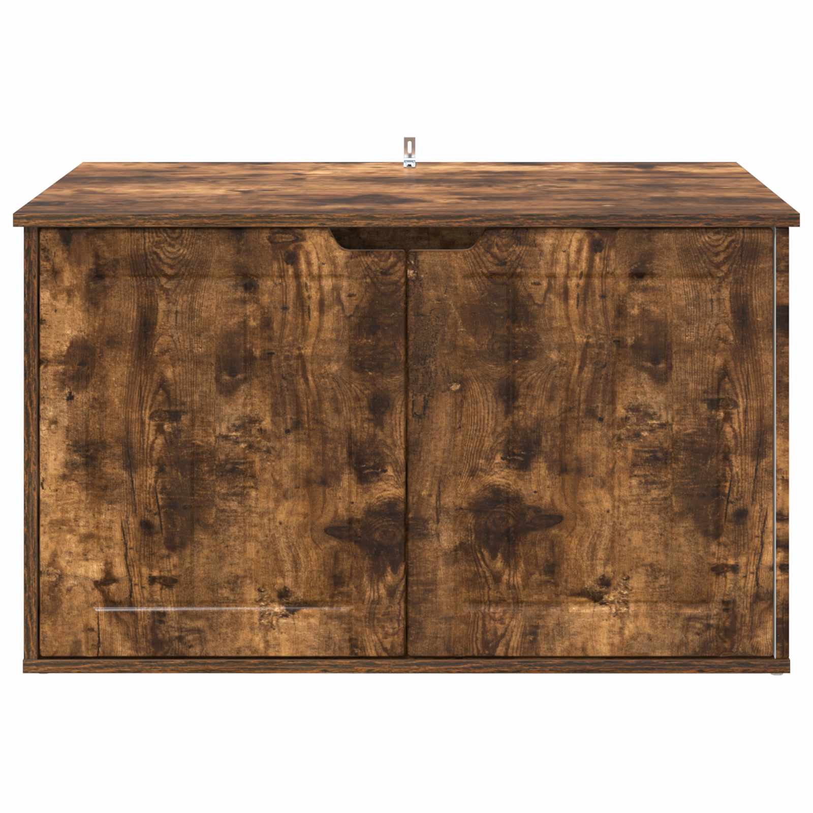Kattenhuis Gerookt eiken 85 x 55 x 50,5 cm Bewerkt hout is nu te koop bij PeponiXL, paradijselijk wonen!