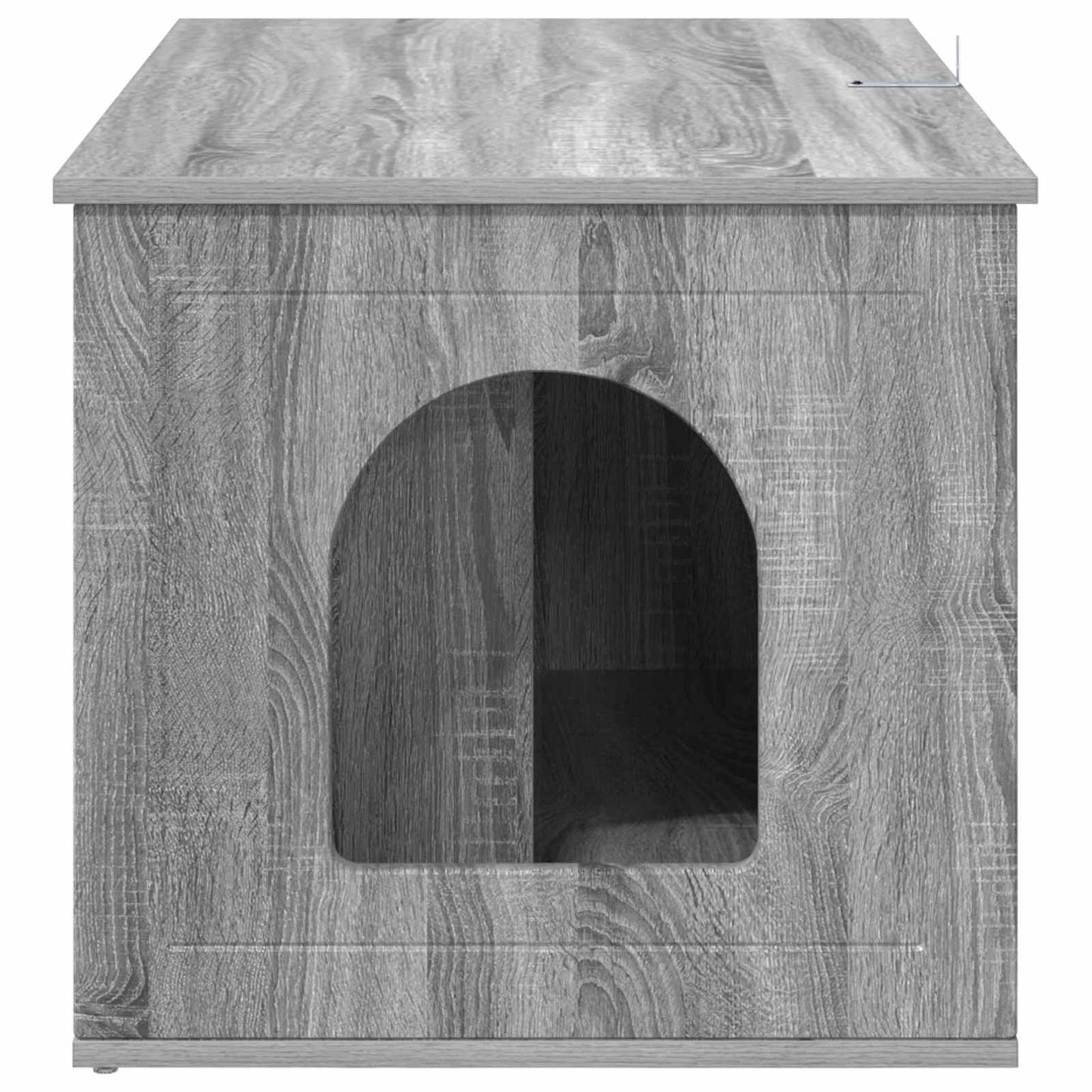Kattenhuis Grijs Sonoma 85 x 55 x 50,5 cm Bewerkt hout is nu te koop bij PeponiXL, paradijselijk wonen!