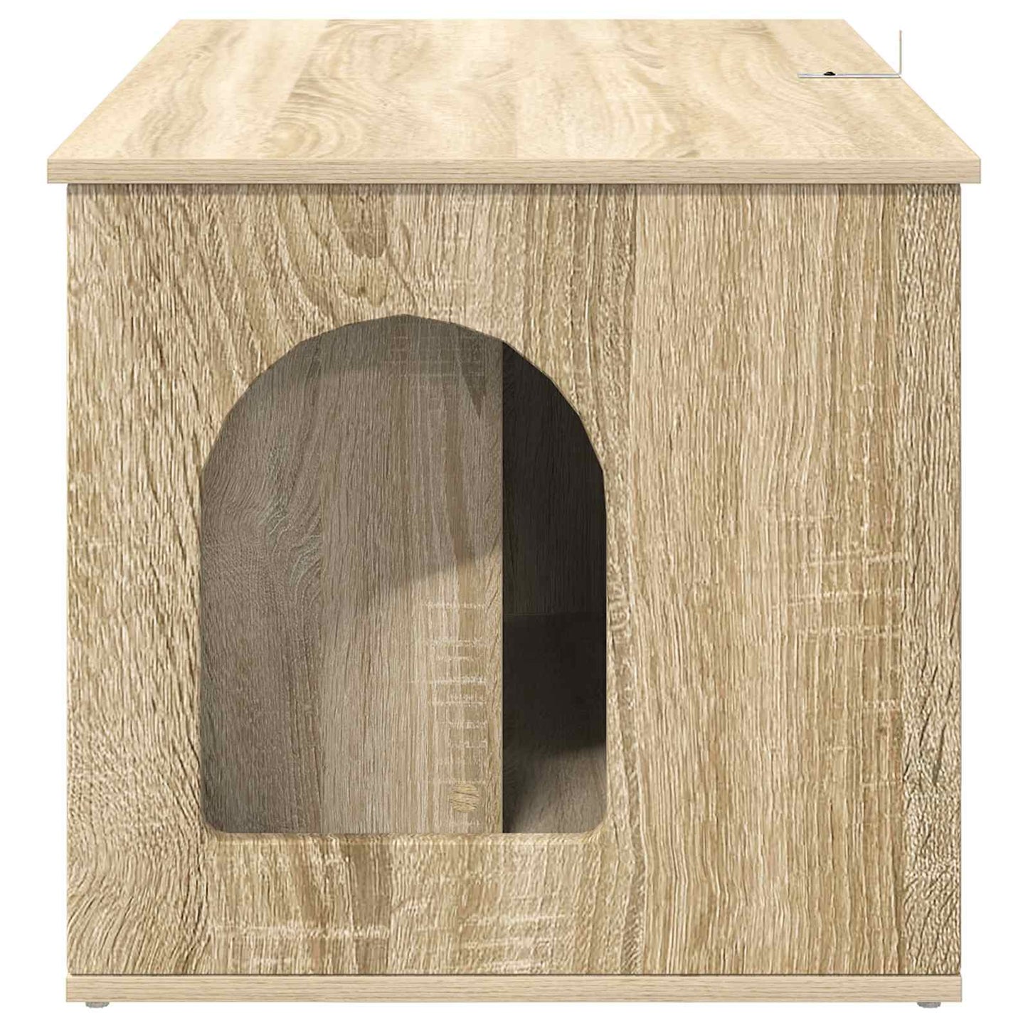 Kattenhuis Sonoma 85 x 55 x 50,5 cm Bewerkt hout is nu te koop bij PeponiXL, paradijselijk wonen!