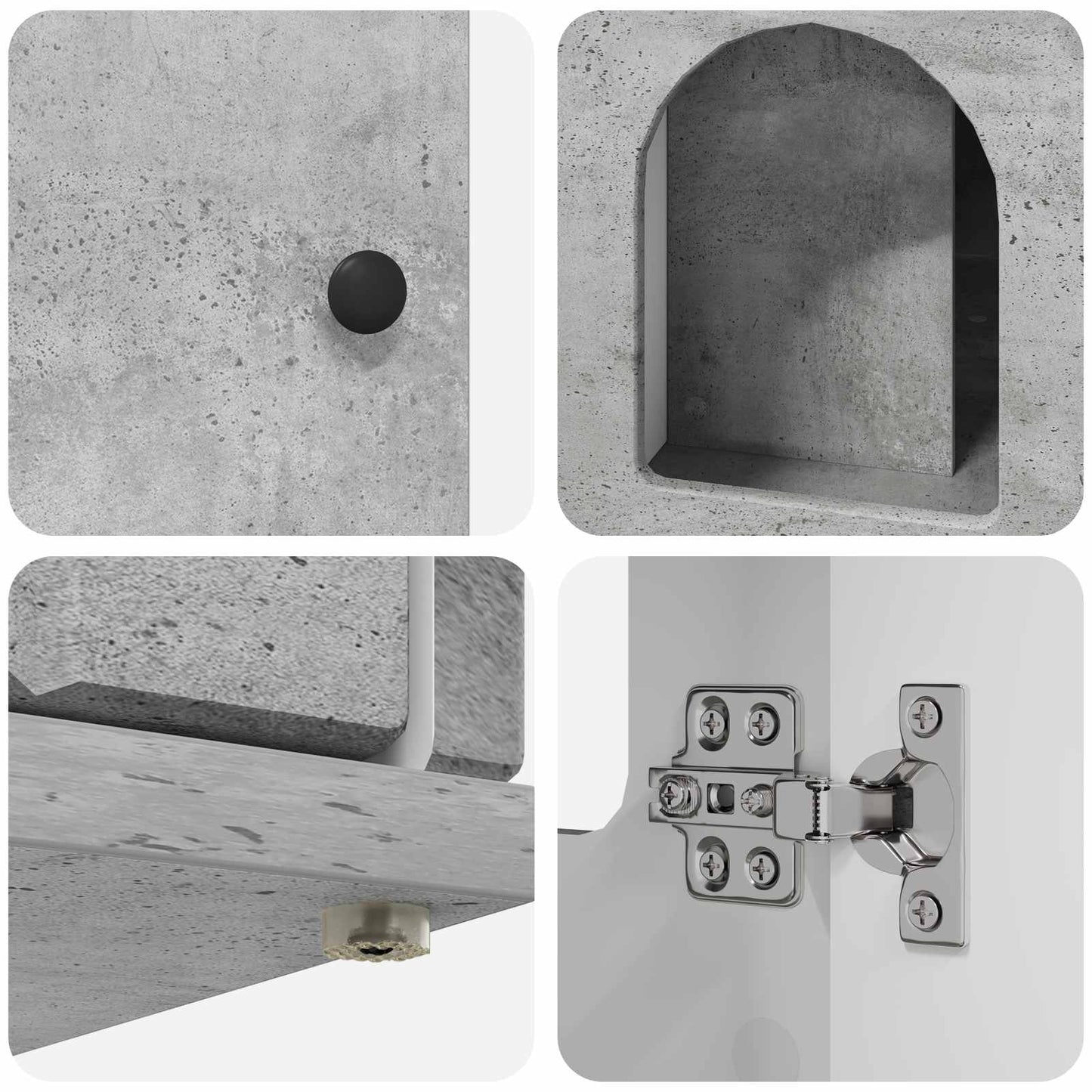 Kattenhuis Beton 85 x 55 x 50 cm Bewerkt hout is nu te koop bij PeponiXL, paradijselijk wonen!