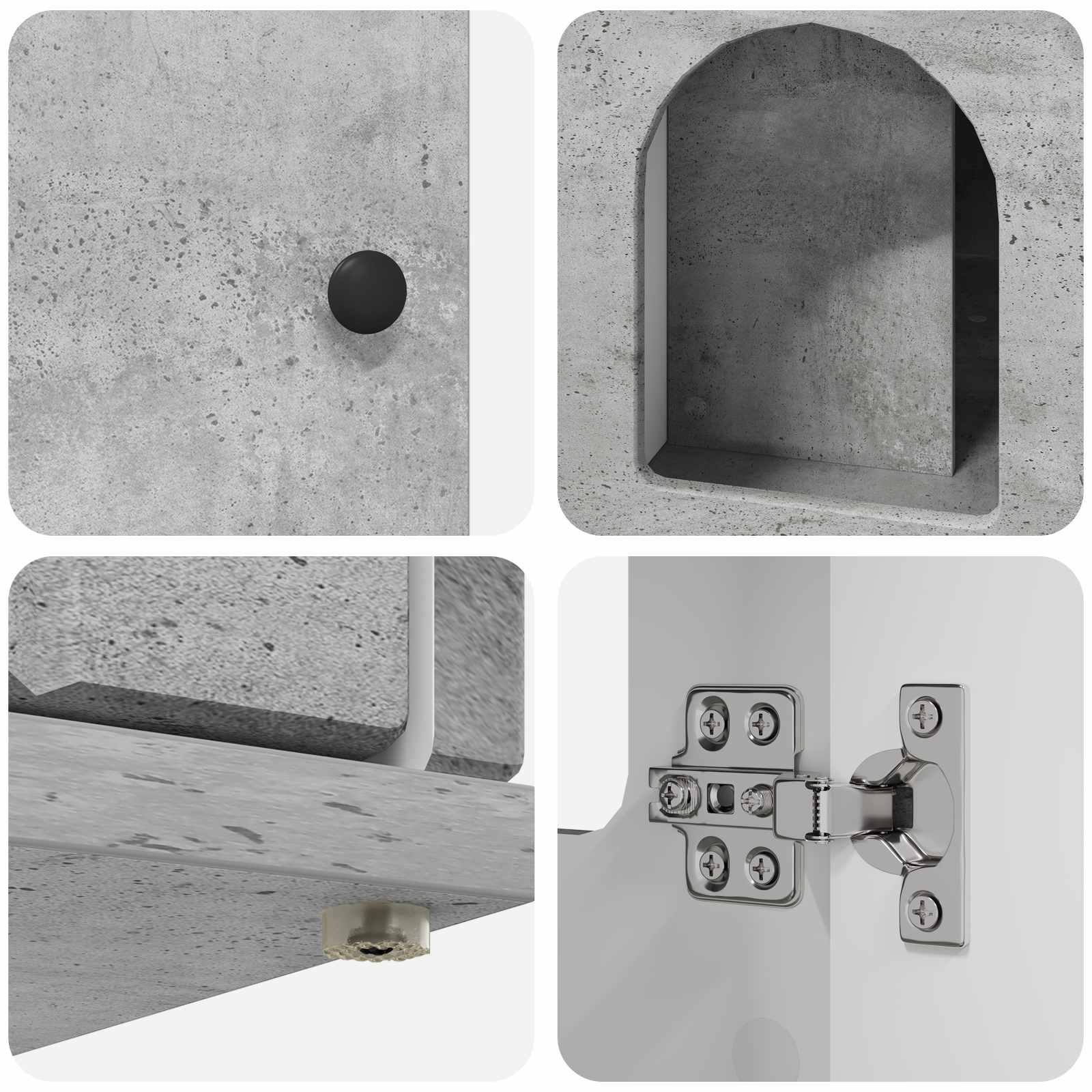 Kattenhuis Beton 85 x 55 x 50 cm Bewerkt hout is nu te koop bij PeponiXL, paradijselijk wonen!