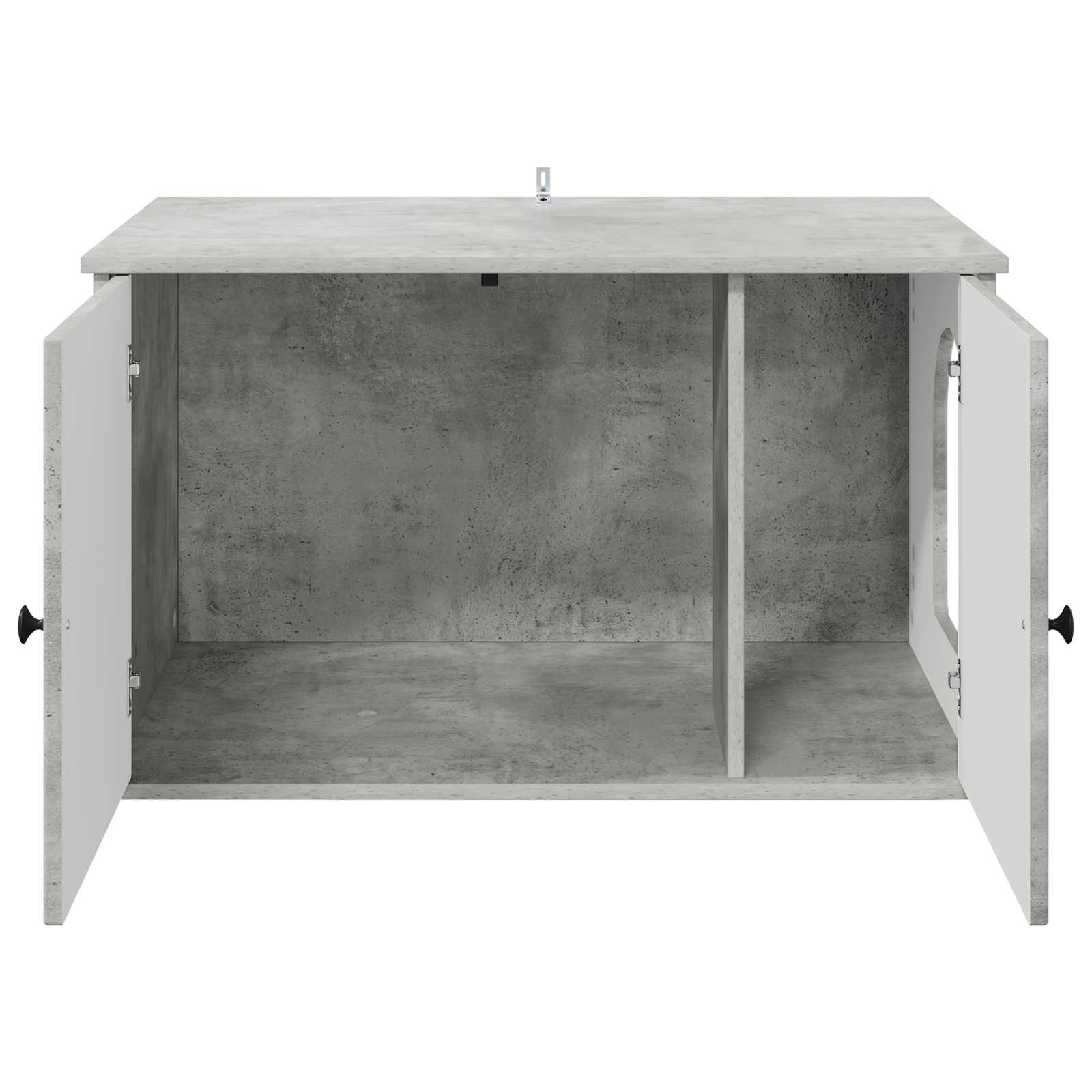 Kattenhuis Beton 85 x 55 x 50 cm Bewerkt hout is nu te koop bij PeponiXL, paradijselijk wonen!