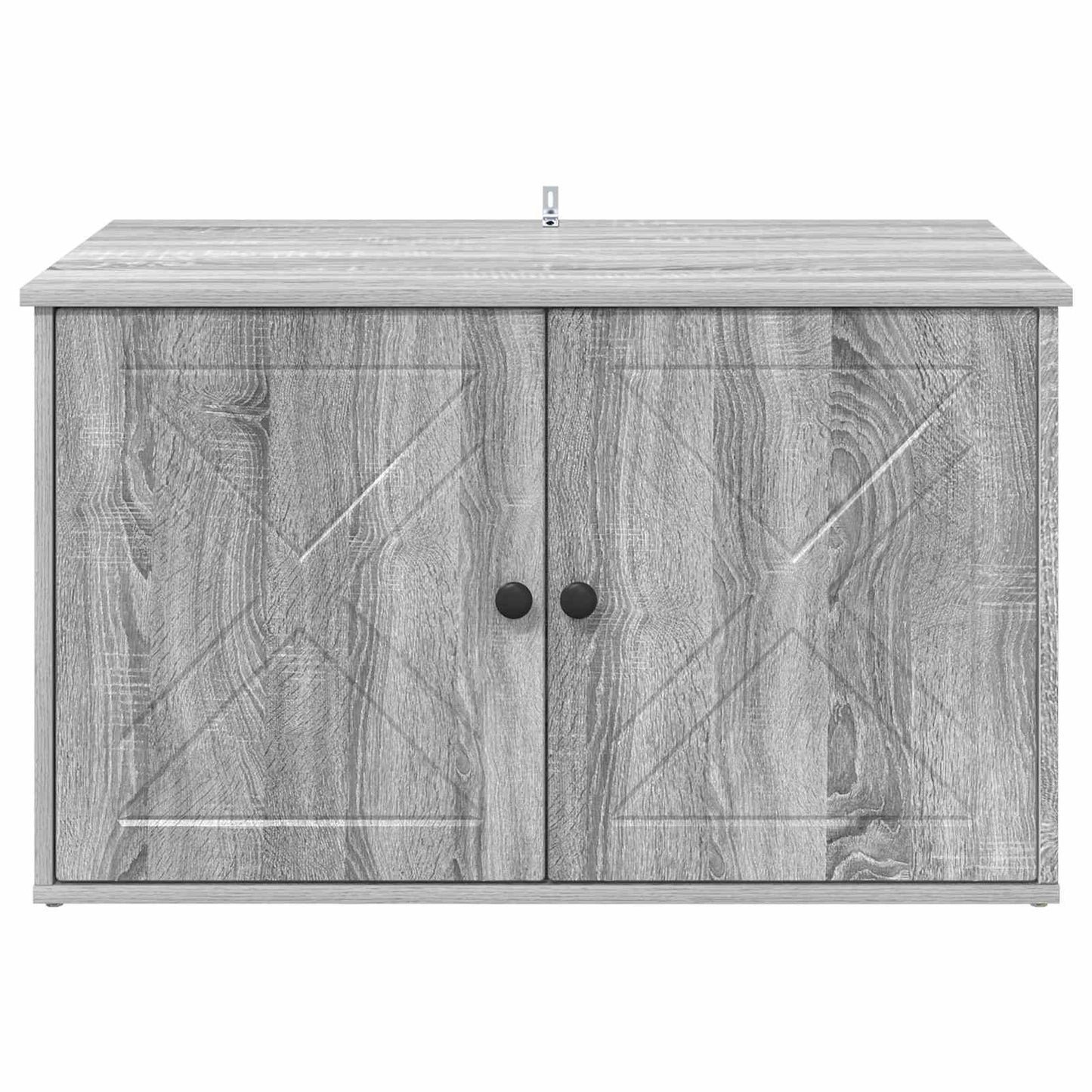 Kattenhuis Grijs Sonoma 85 x 55 x 50 cm Bewerkt hout is nu te koop bij PeponiXL, paradijselijk wonen!