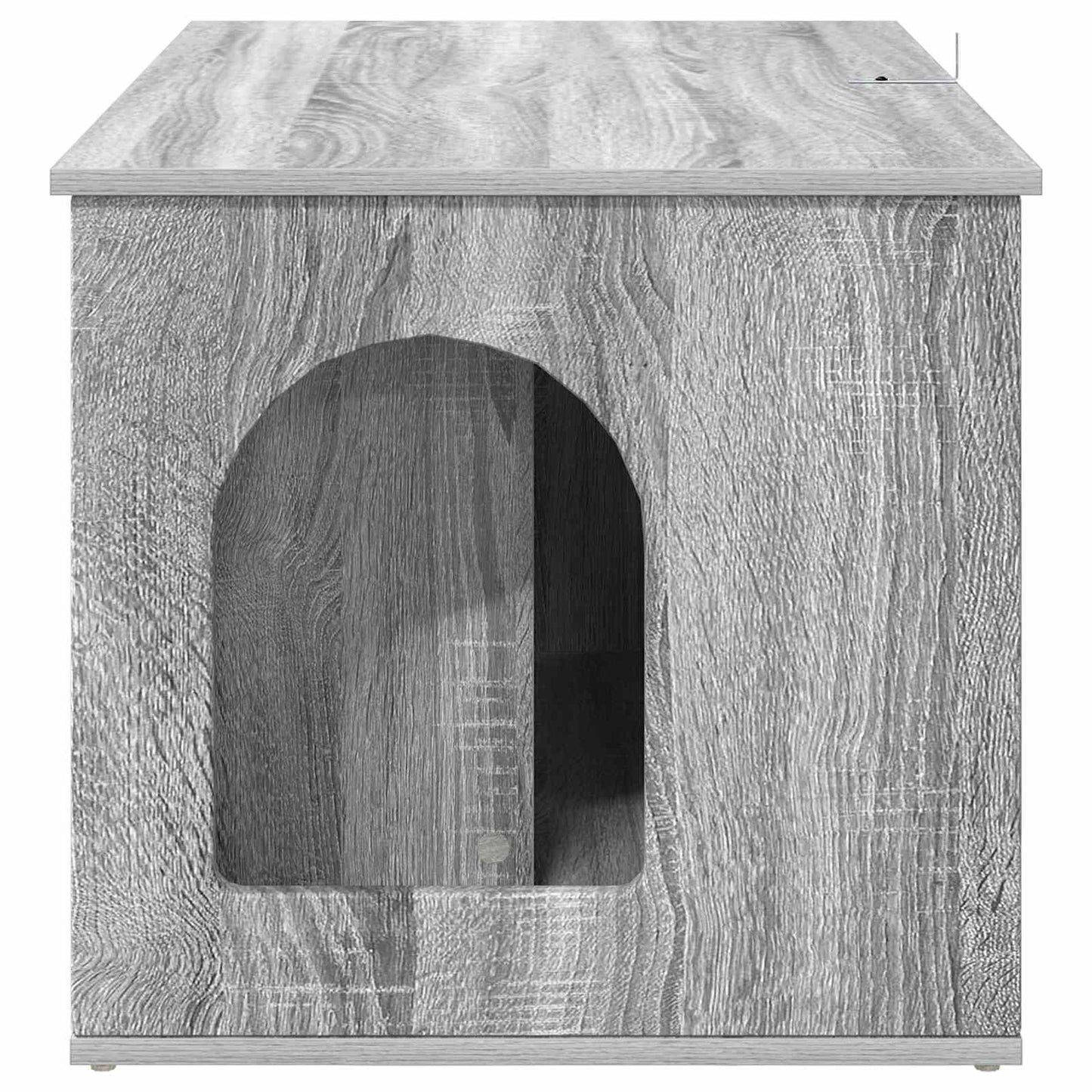 Kattenhuis Grijs Sonoma 85 x 55 x 50 cm Bewerkt hout is nu te koop bij PeponiXL, paradijselijk wonen!