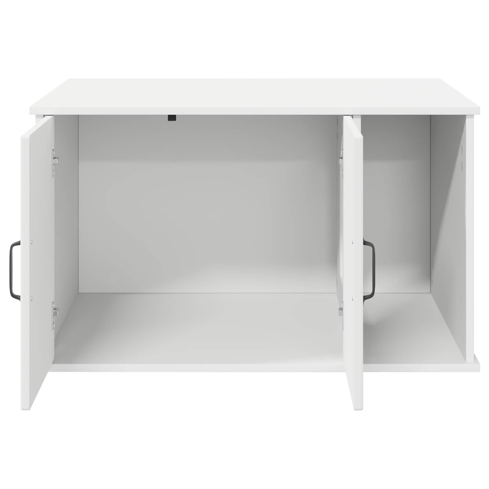 Kattenhuis Wit 85 x 55 x 50 cm Bewerkt hout is nu te koop bij PeponiXL, paradijselijk wonen!